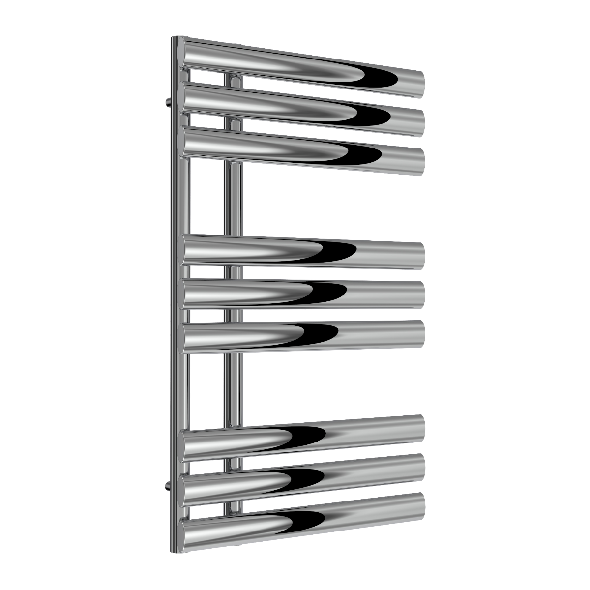 Reina Chisa Mild Steel Wall Mounted Heated Towel Rail Radiator Chrome