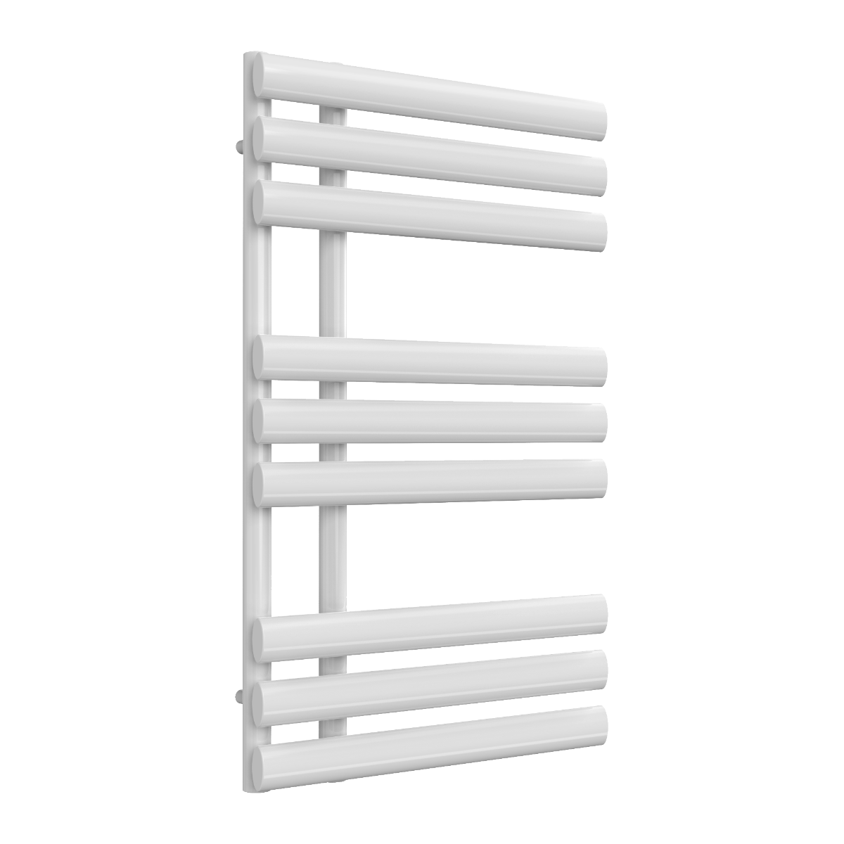 Reina Chisa Mild Steel Wall Mounted Heated Towel Rail Radiator White