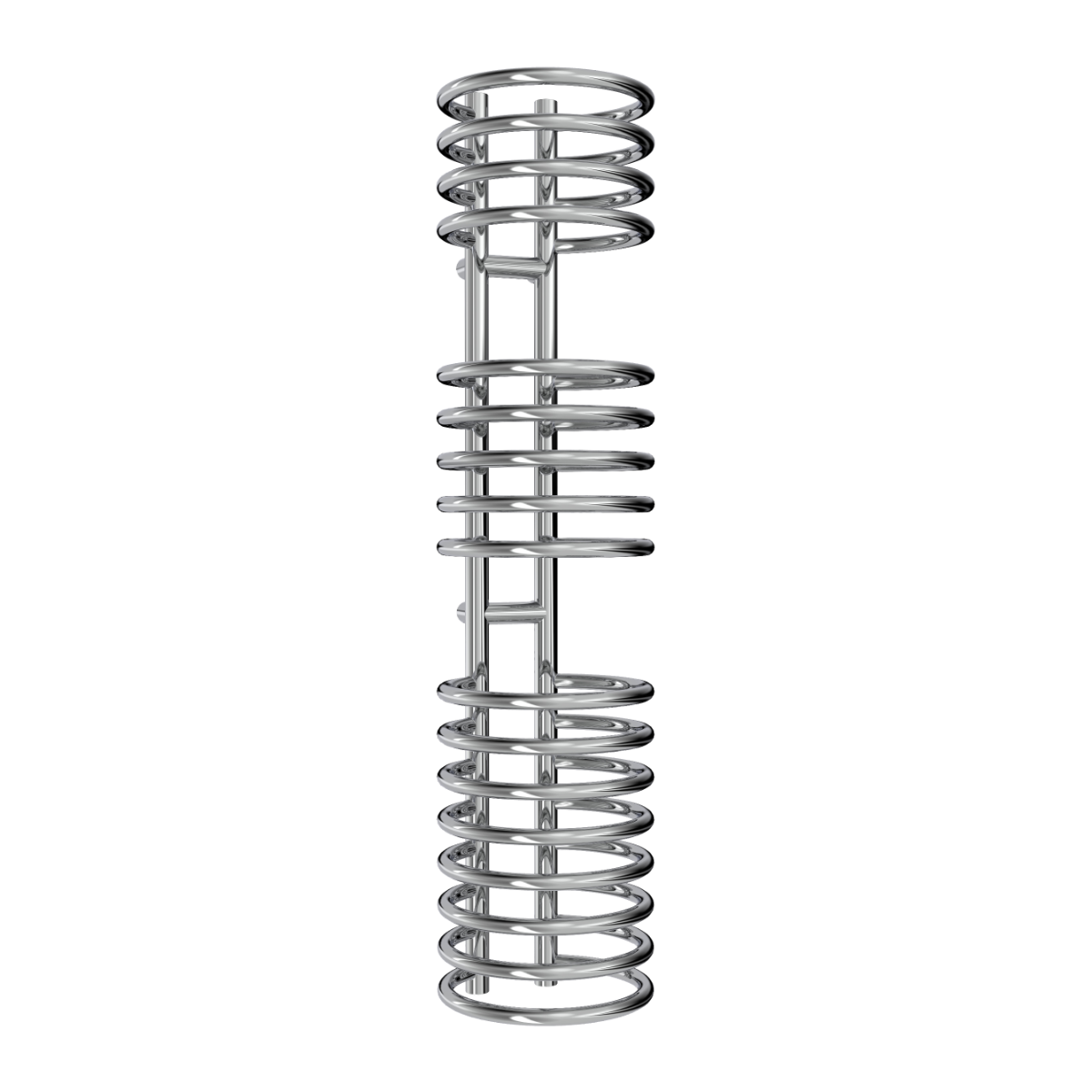 Reina Claro Mild Steel Wall Mounted Heated Towel Rail Radiator Chrome