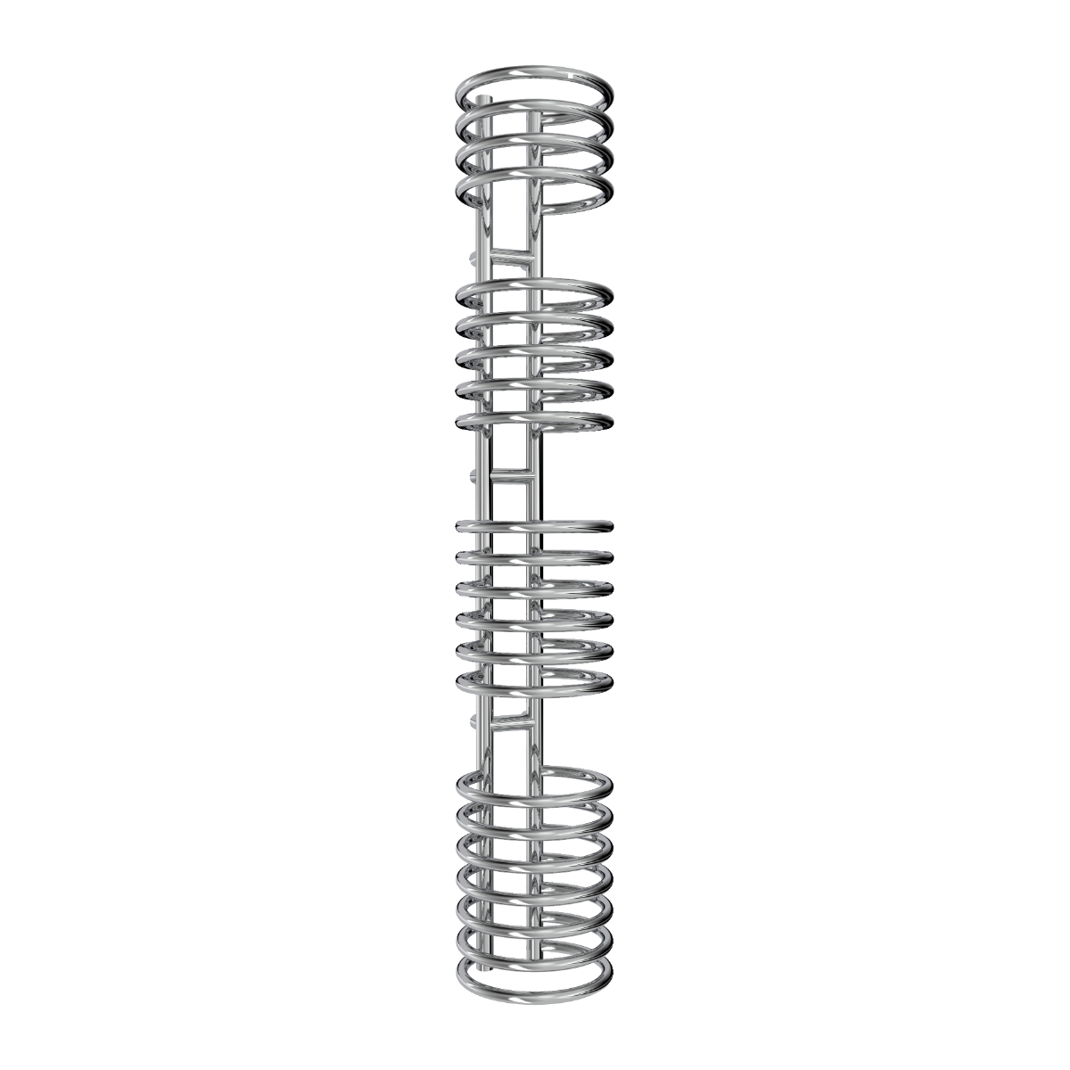 Reina Claro Mild Steel Wall Mounted Heated Towel Rail Radiator Chrome