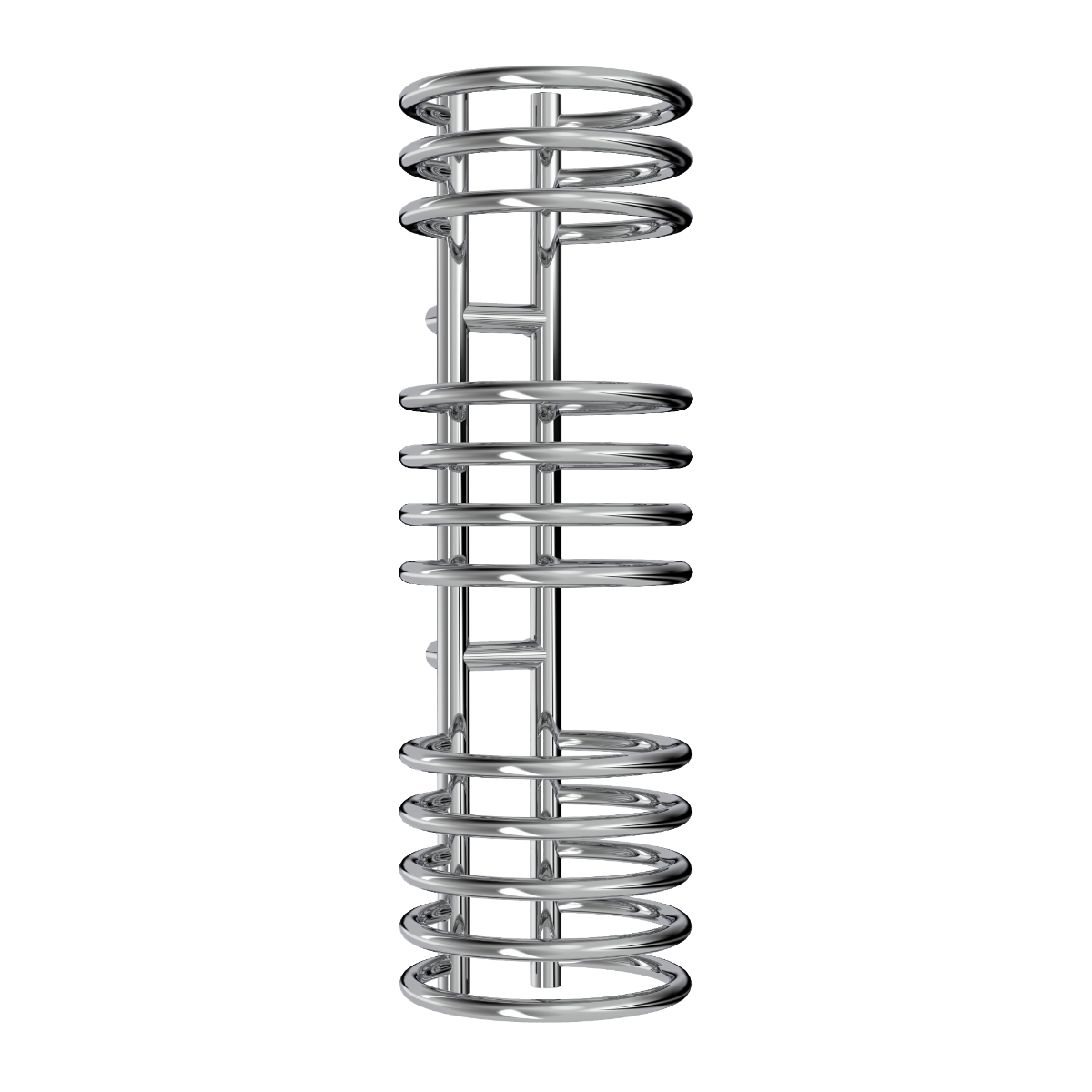 Reina Claro Mild Steel Wall Mounted Heated Towel Rail Radiator Chrome