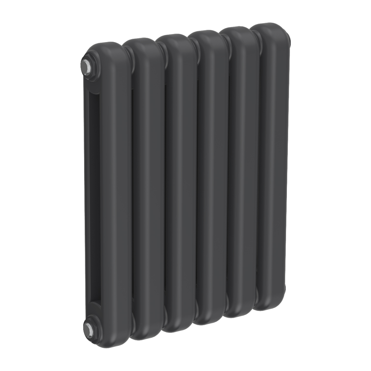 Reina Coneva Horizontal Mild Steel Wall Mounted Heated Towel Rail Radiator Anthracite