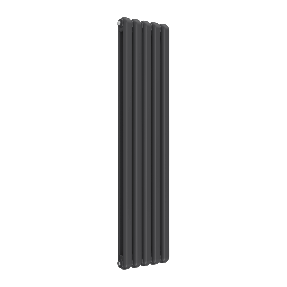 Reina Coneva Vertical Mild Steel Wall Mounted Heated Towel Rail Radiator Anthracite