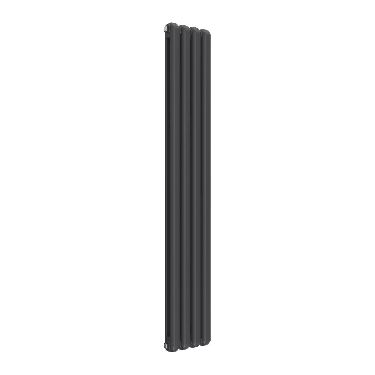 Reina Coneva Vertical Mild Steel Wall Mounted Heated Towel Rail Radiator Anthracite