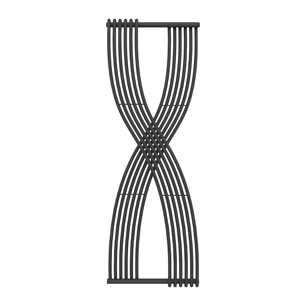 Reina Dimaro Mild Steel 1760x620 Wall Mounted Heated Towel Rail Radiator