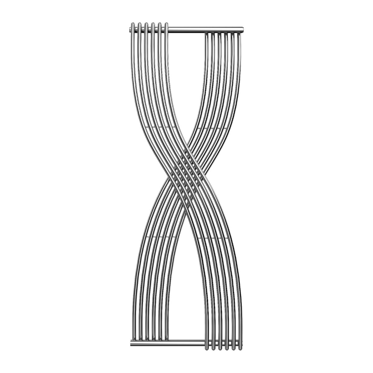 Reina Dimaro Mild Steel 1760x620 Wall Mounted Heated Towel Rail Radiator