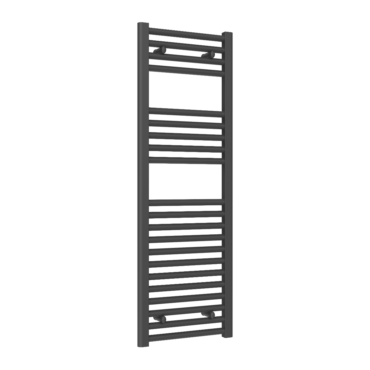 Reina Diva Flat Mild Steel Wall Mounted Heated Towel Rail Radiator Anthracite