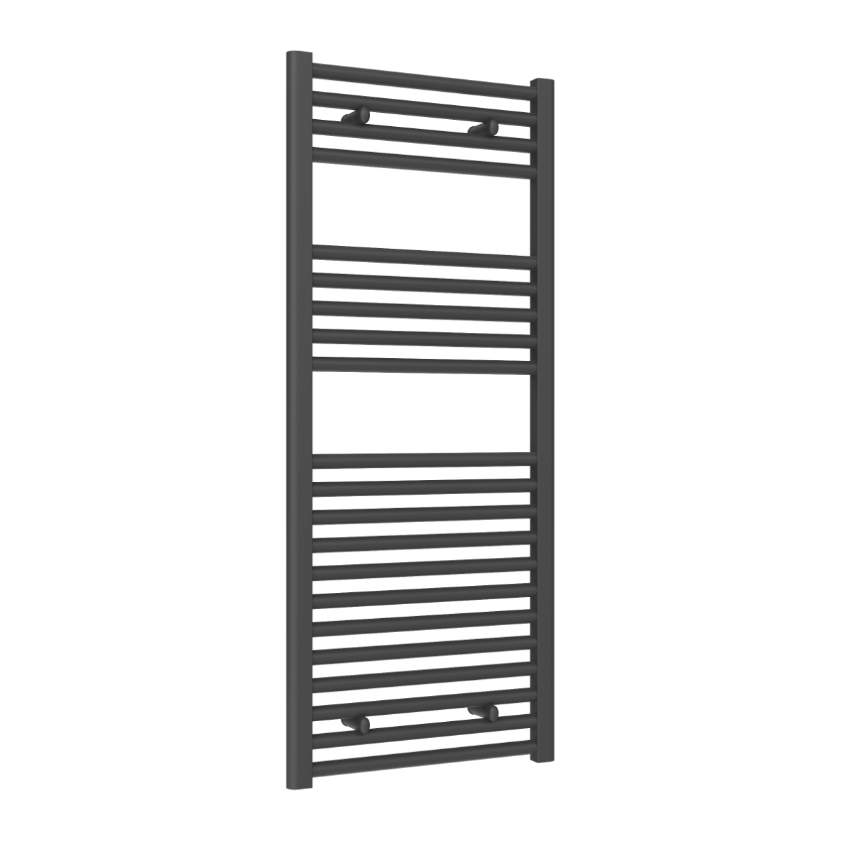 Reina Diva Flat Mild Steel Wall Mounted Heated Towel Rail Radiator Anthracite