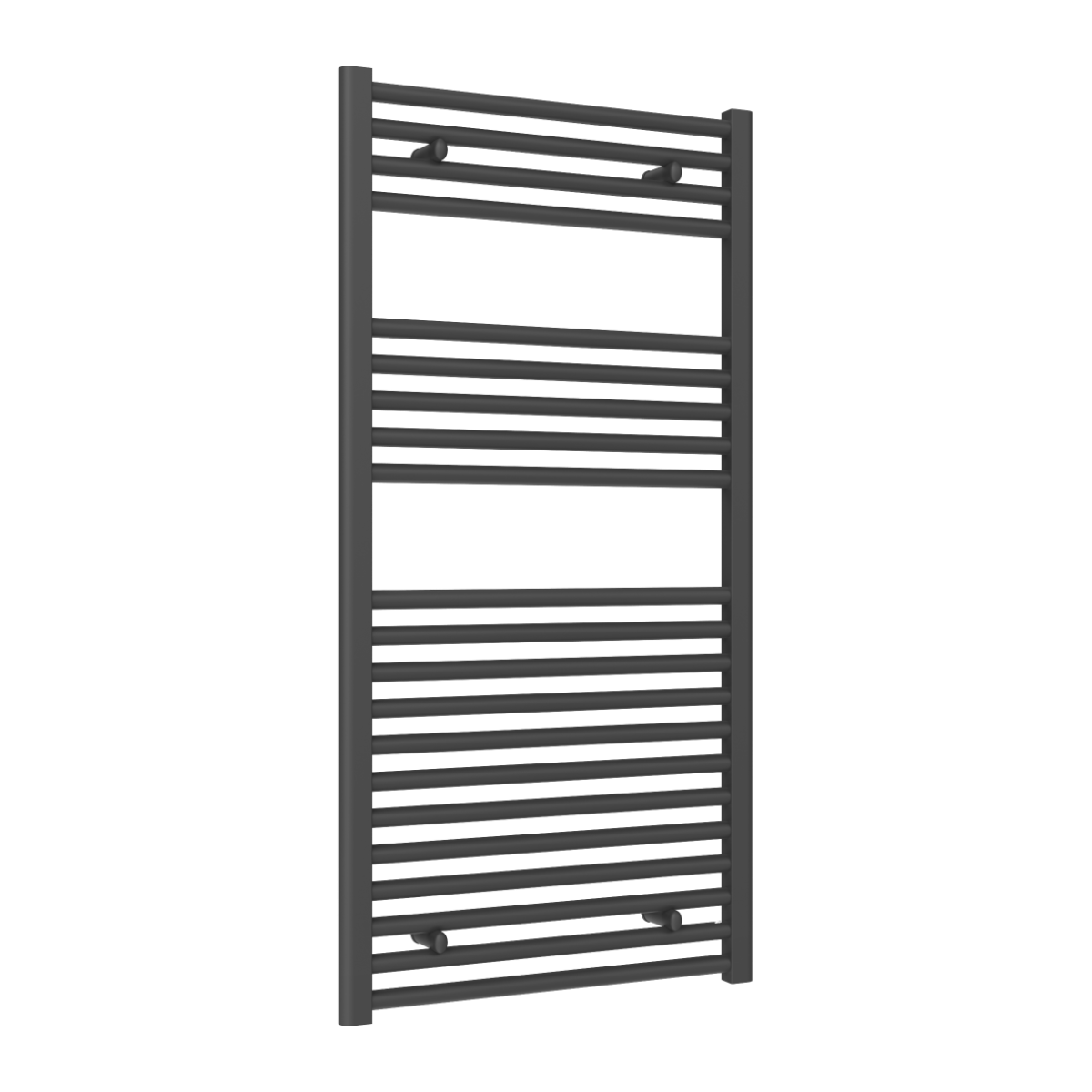 Reina Diva Flat Mild Steel Wall Mounted Heated Towel Rail Radiator Anthracite