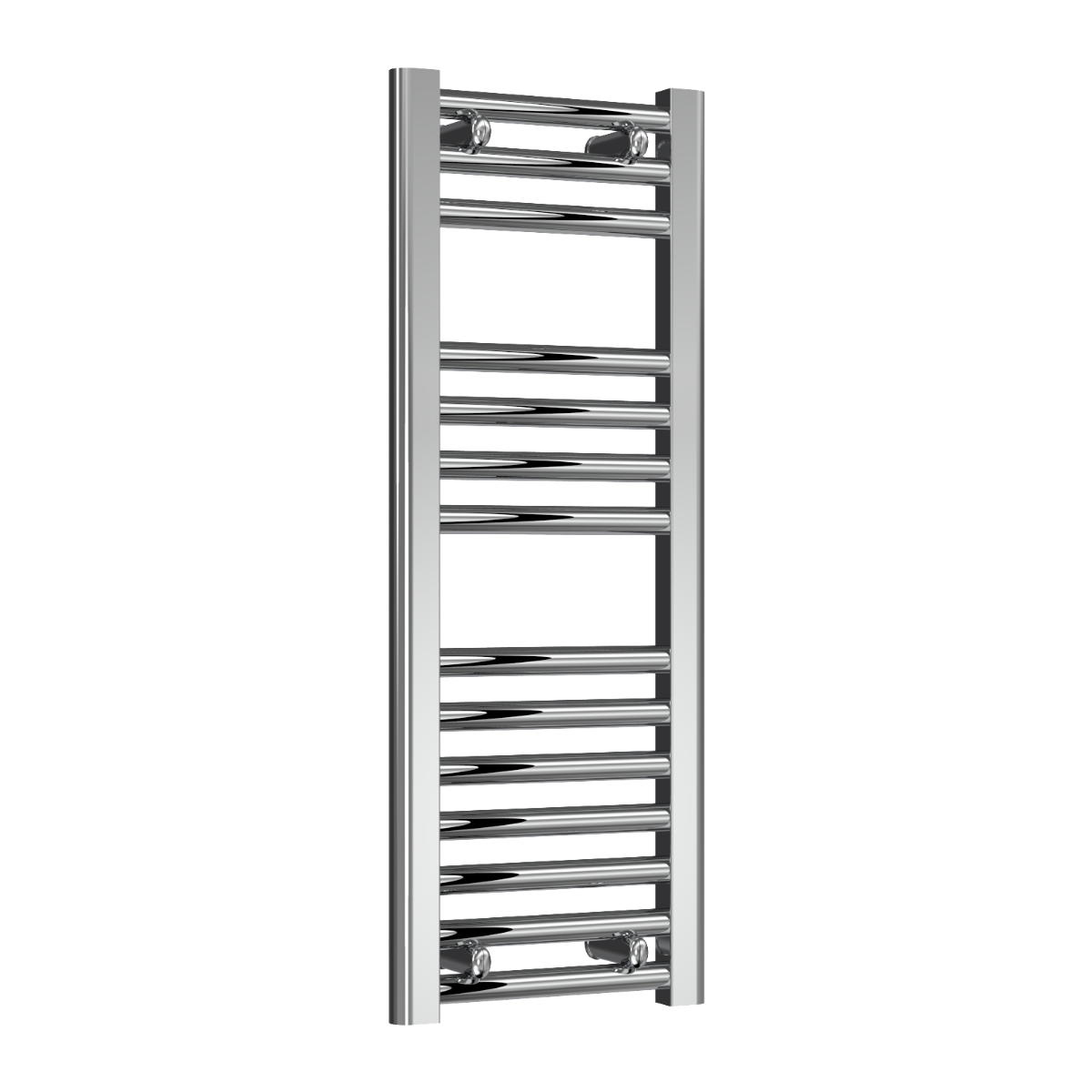 Reina Diva Flat Mild Steel Wall Mounted Heated Towel Rail Radiator Chrome