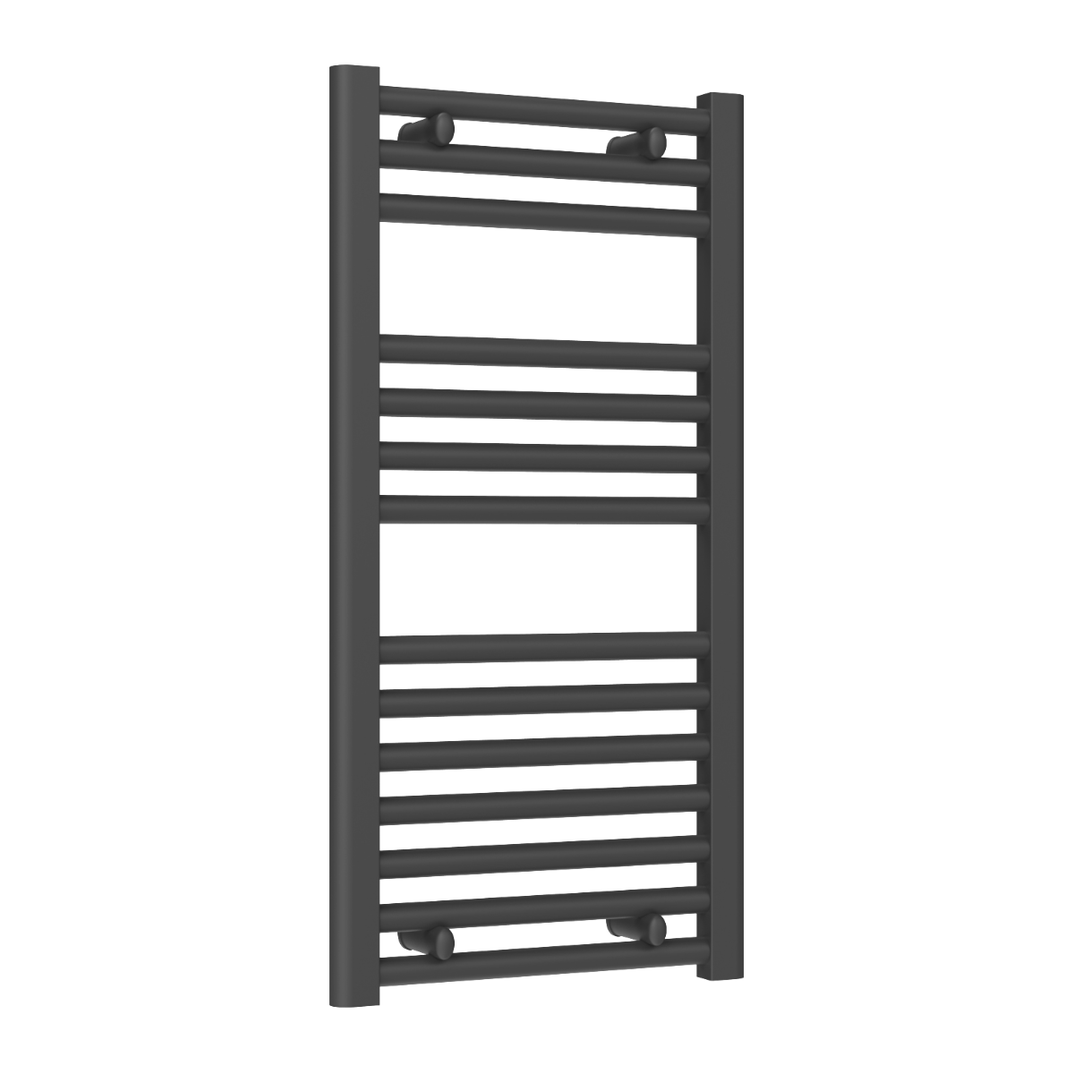 Reina Diva Flat Mild Steel Wall Mounted Heated Towel Rail Radiator Anthracite