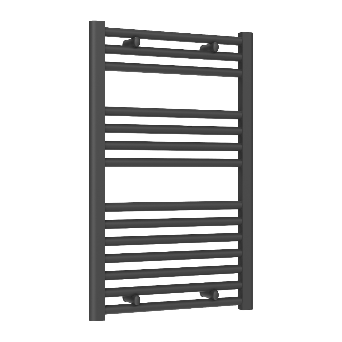 Reina Diva Flat Mild Steel Wall Mounted Heated Towel Rail Radiator Anthracite