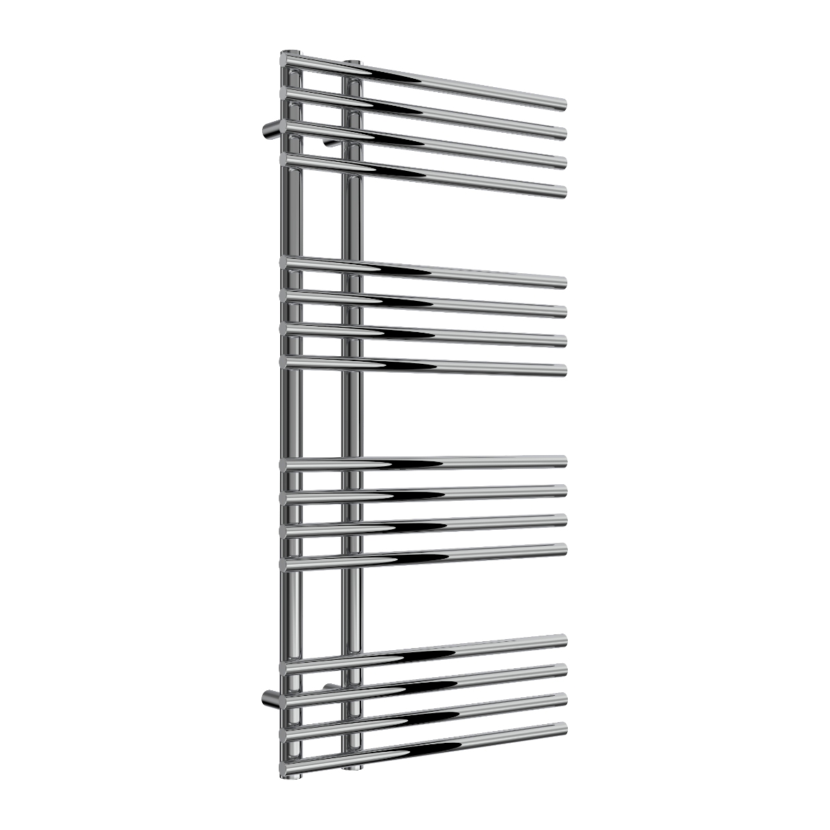 Reina Elisa Mild Steel Wall Mounted Heated Towel Rail Radiator Chrome