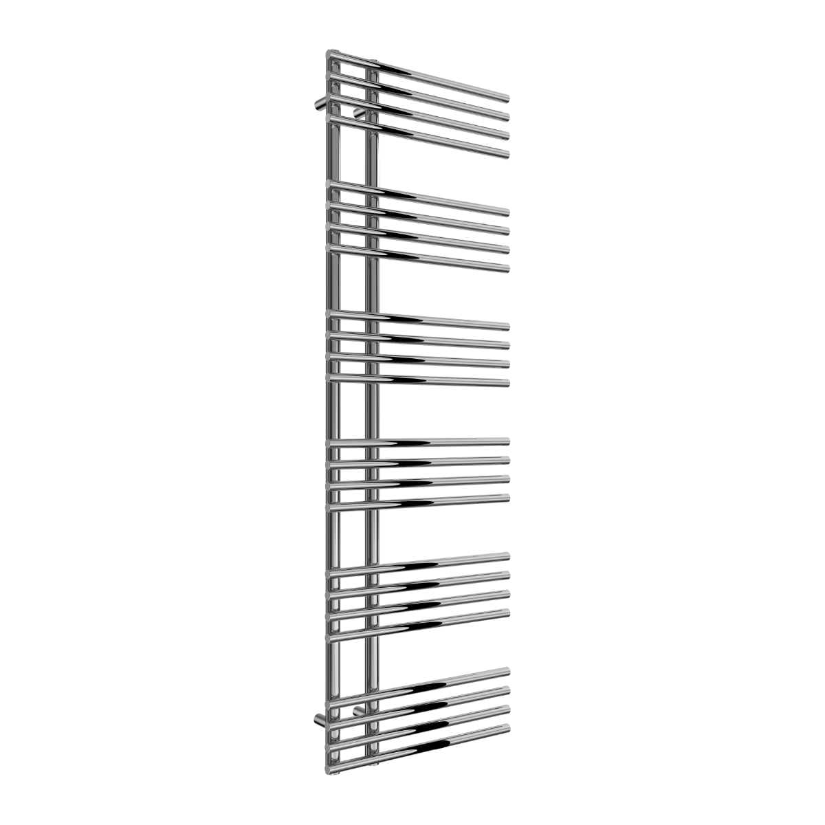 Reina Elisa Mild Steel Wall Mounted Heated Towel Rail Radiator Chrome