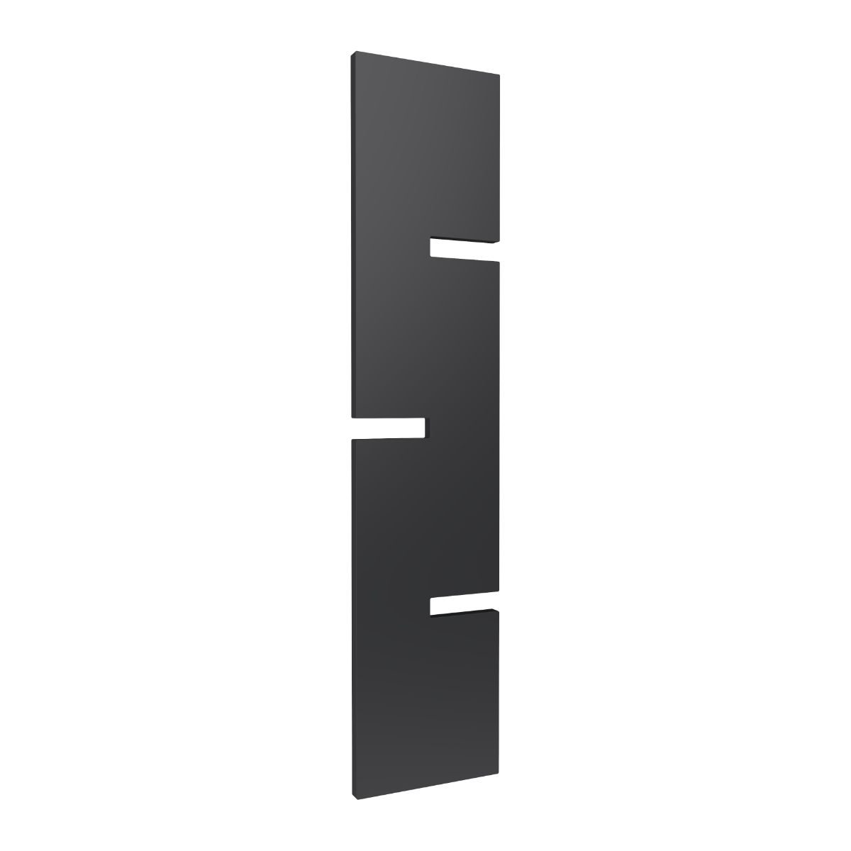 Reina Fiore Mild Steel Wall Mounted Heated Towel Rail Radiator Anthracite