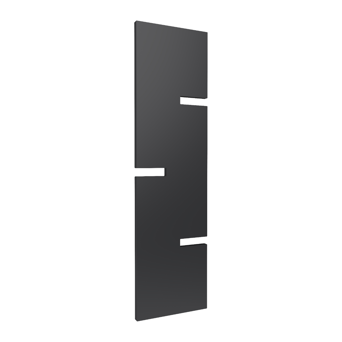 Reina Fiore Mild Steel Wall Mounted Heated Towel Rail Radiator Anthracite