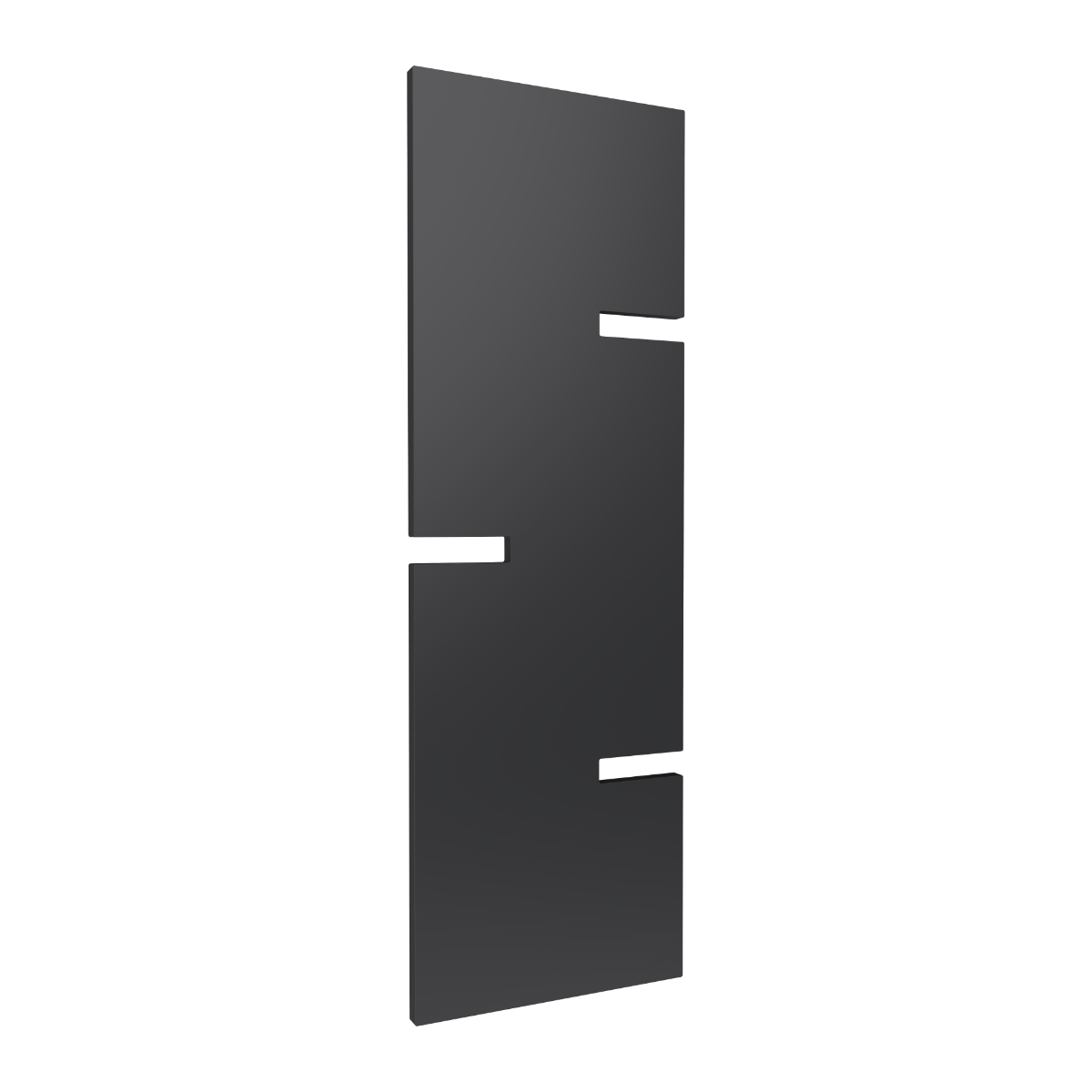 Reina Fiore Mild Steel Wall Mounted Heated Towel Rail Radiator Anthracite