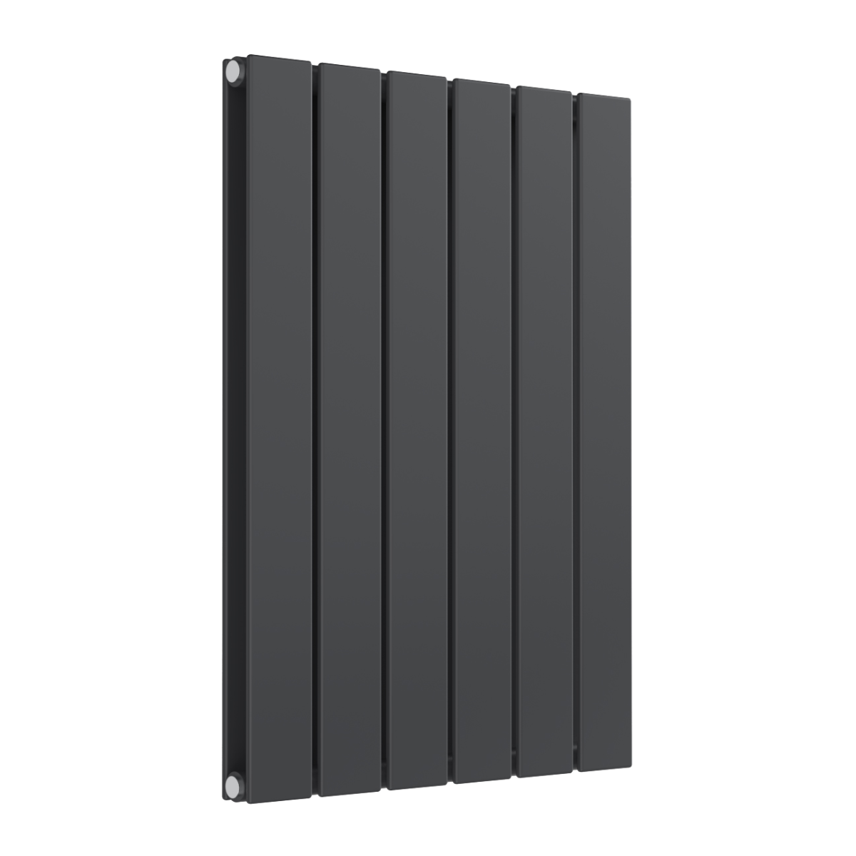 Reina Flat Horizontal Double Mild Steel Wall Mounted Heated Towel Rail Radiator Anthracite