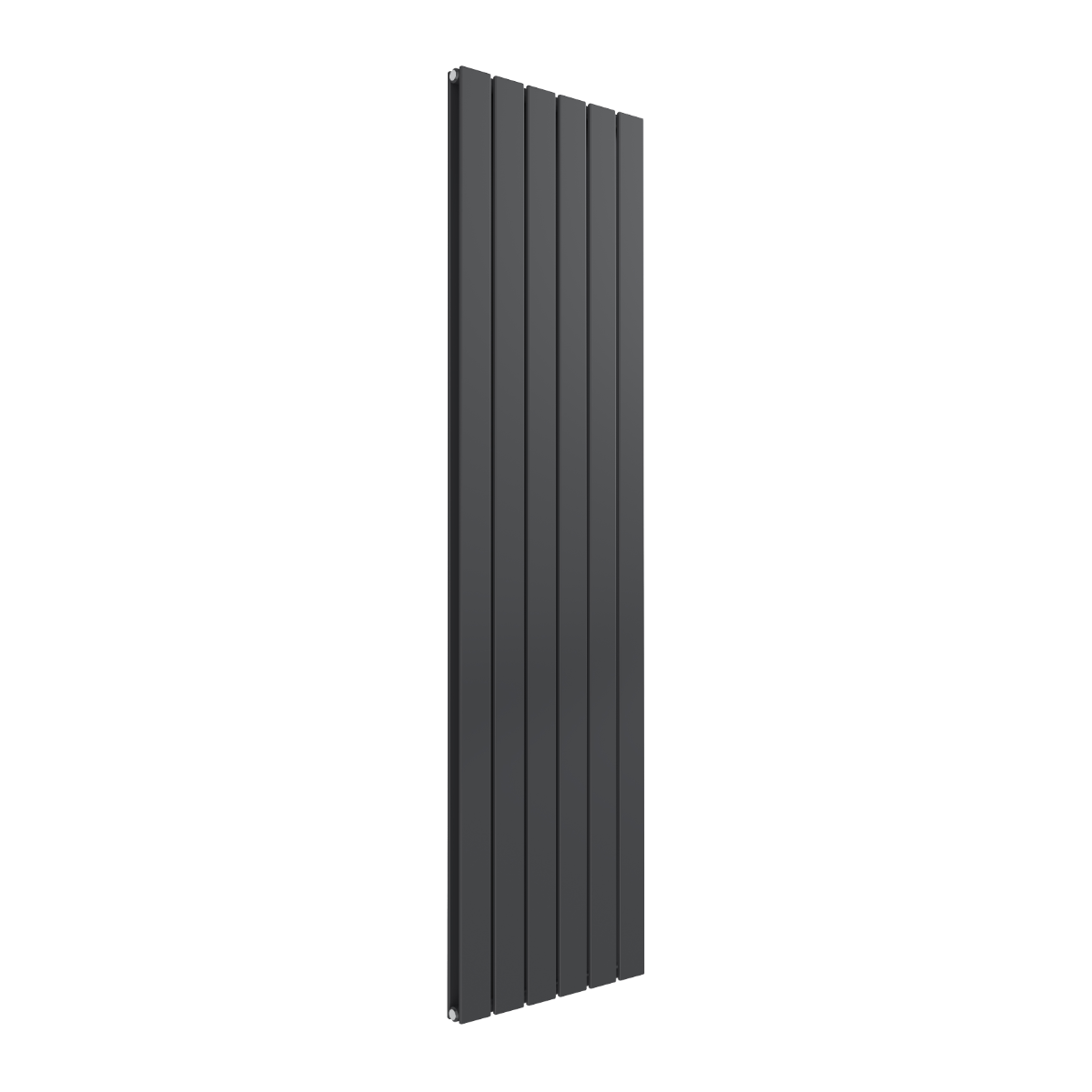 Reina Flat Vertical Double Mild Steel Wall Mounted Heated Towel Rail Radiator Anthracite