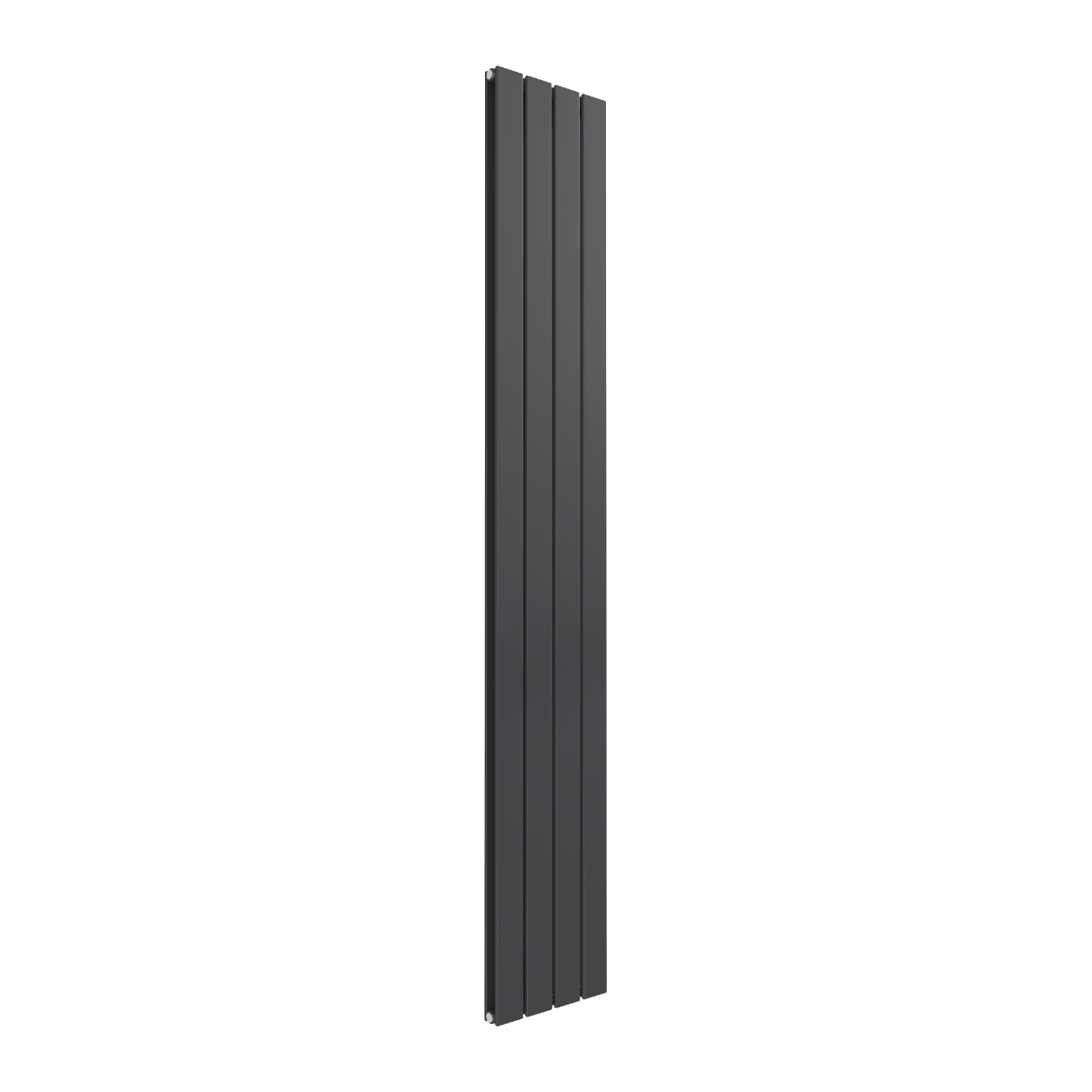Reina Flat Vertical Double Mild Steel Wall Mounted Heated Towel Rail Radiator Anthracite