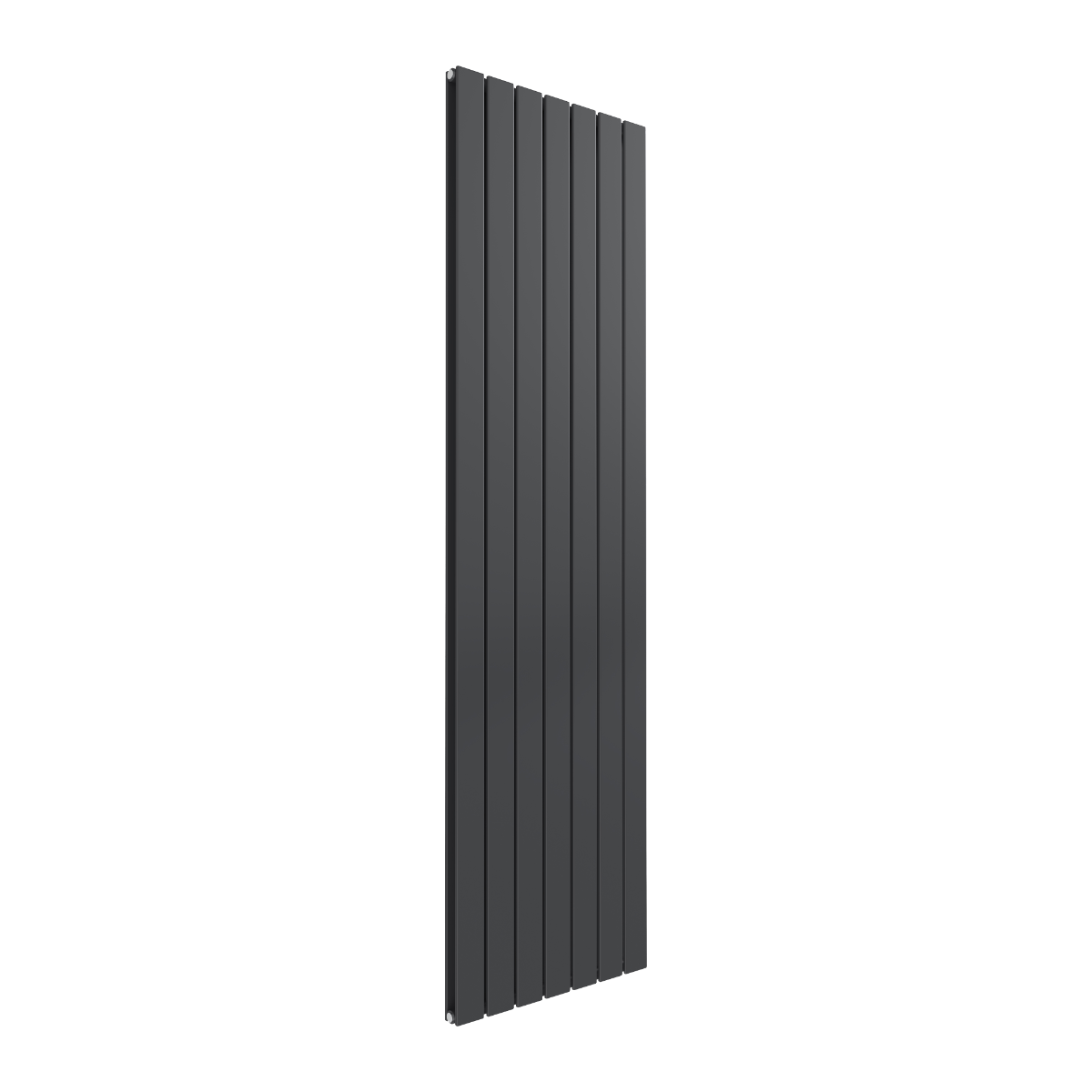 Reina Flat Vertical Double Mild Steel Wall Mounted Heated Towel Rail Radiator Anthracite