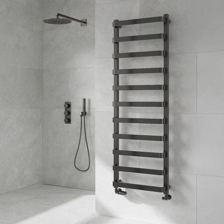 reina-flora-mild-steel-1200x500-brushed-gun-metal-towel-rail-