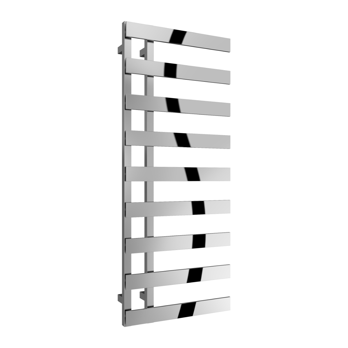 Reina Florina Mild Steel Wall Mounted Heated Towel Rail Radiator Chrome