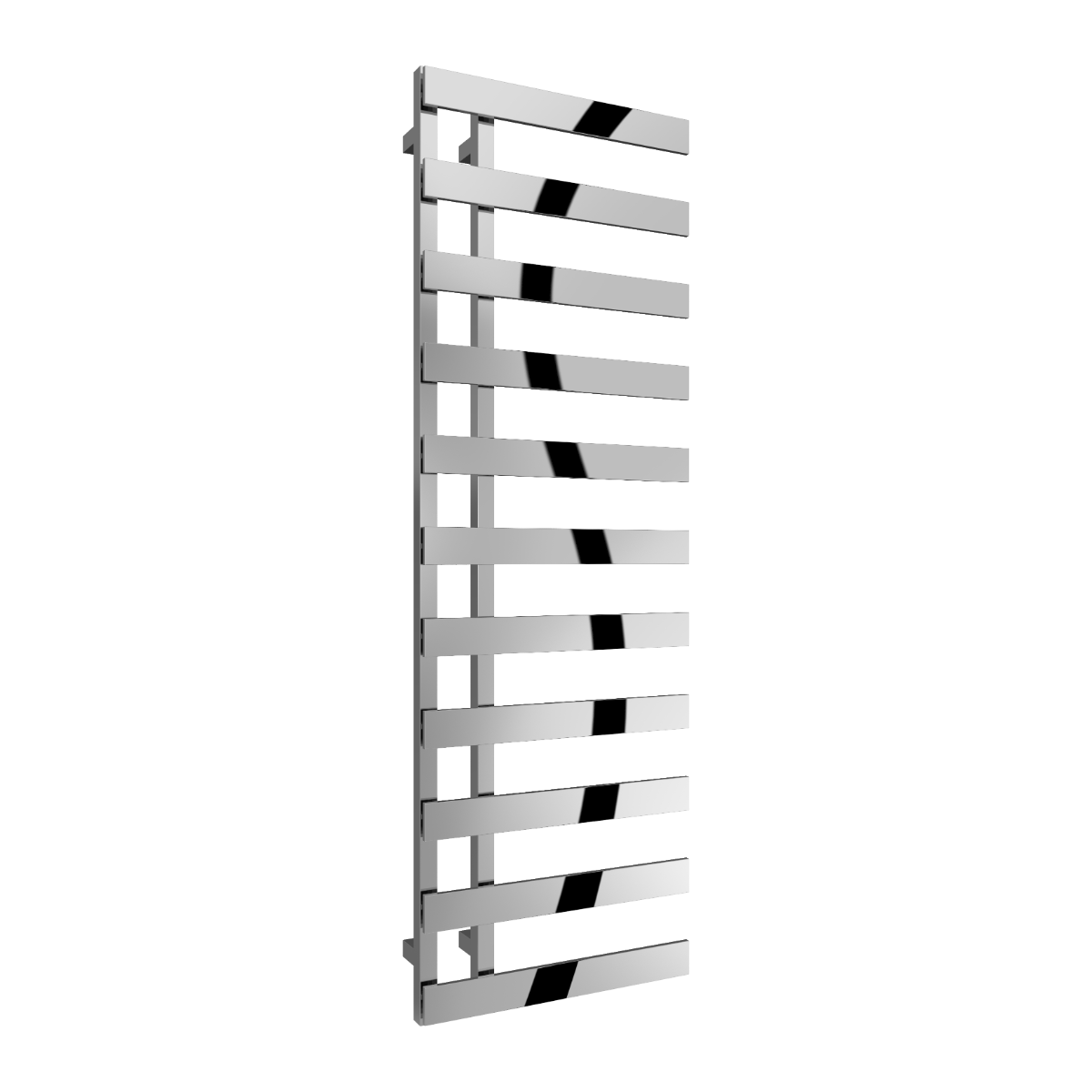 Reina Florina Mild Steel Wall Mounted Heated Towel Rail Radiator Chrome