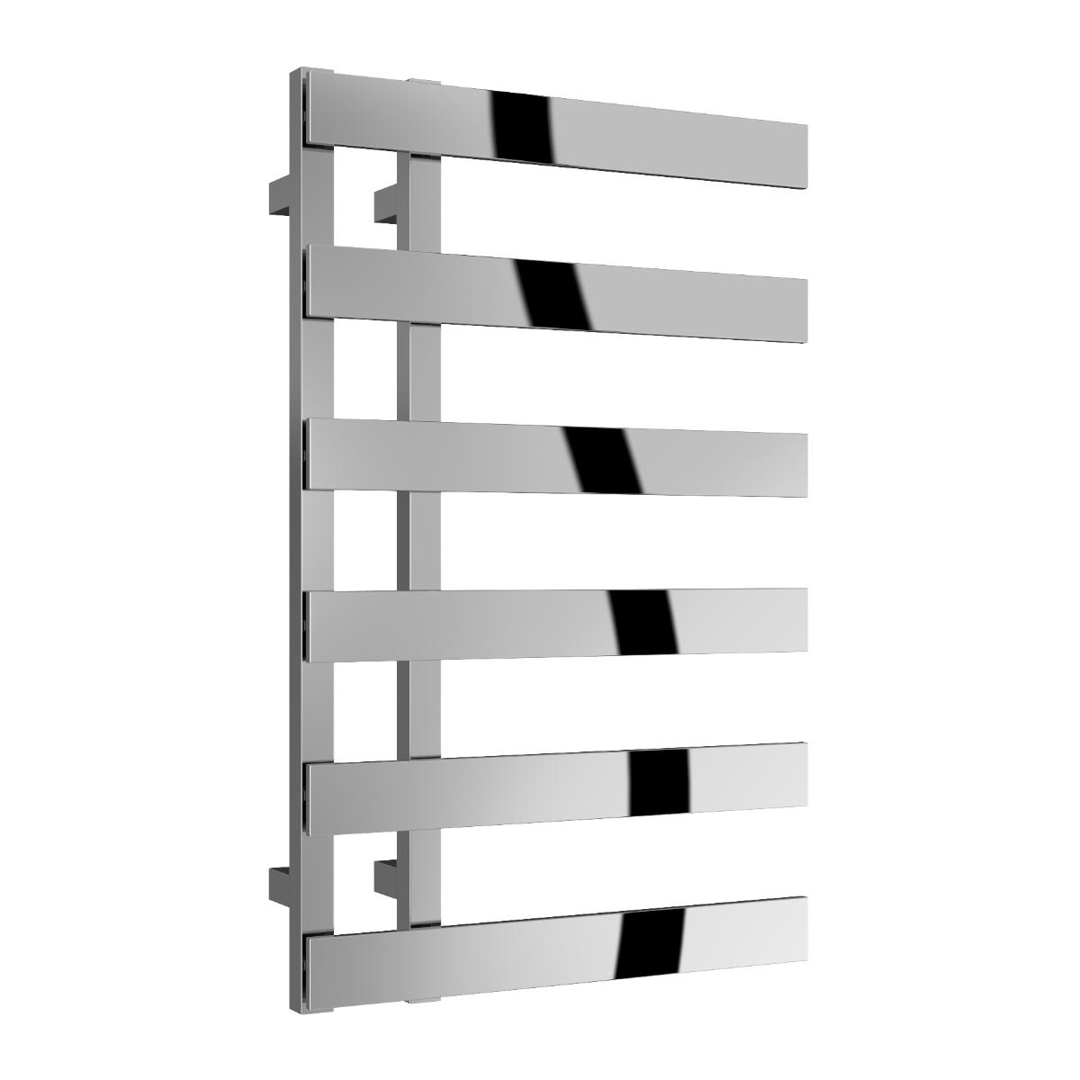 Reina Florina Mild Steel Wall Mounted Heated Towel Rail Radiator Chrome