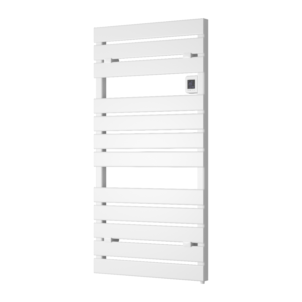 Reina Gia Aluminium Wall Mounted Heated Towel Rail Radiator White