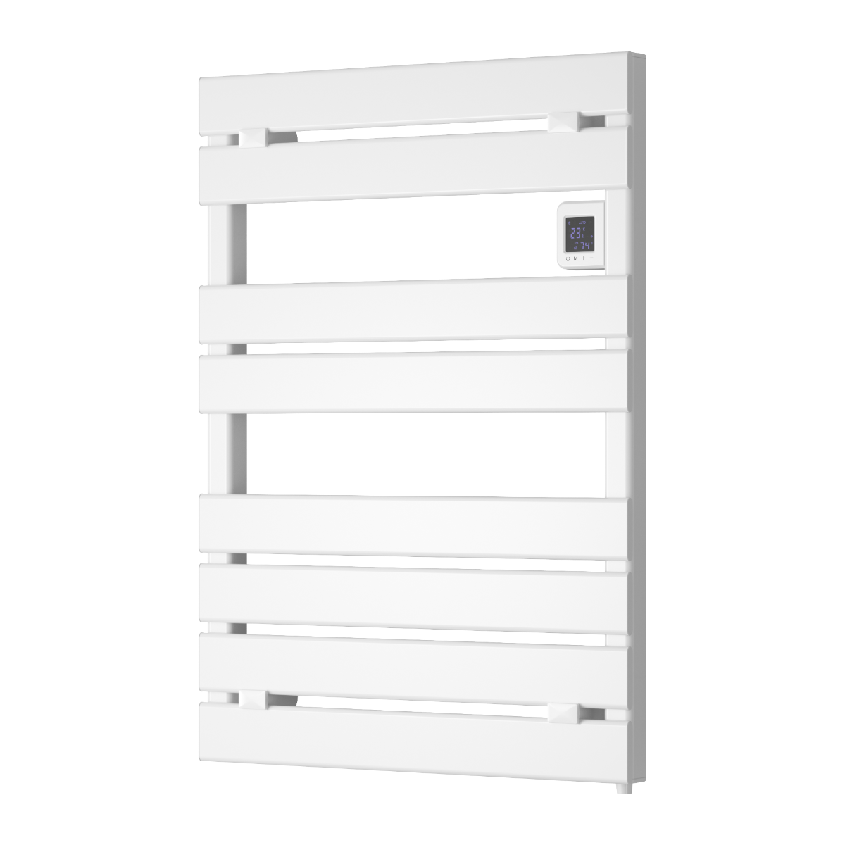 Reina Gia Aluminium Wall Mounted Heated Towel Rail Radiator White