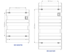 reina-gia-aluminium-1120x550-white-towel-rail-