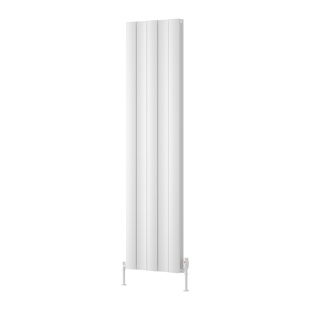 Reina Gio double Aluminium Wall Mounted Heated Towel Rail Radiator White