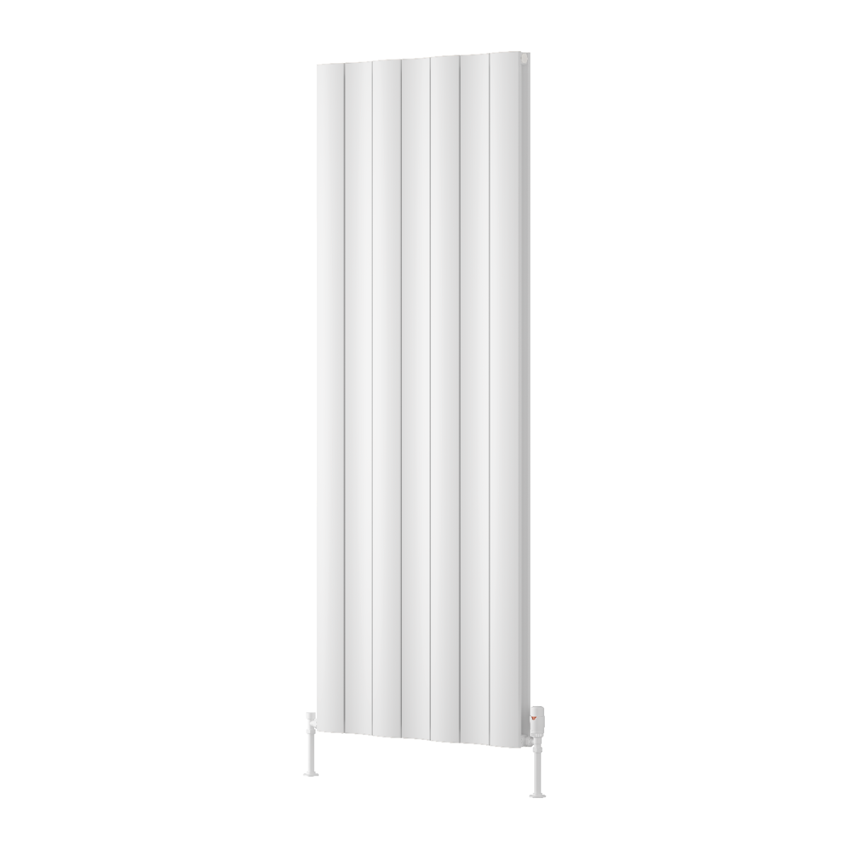 Reina Gio double Aluminium Wall Mounted Heated Towel Rail Radiator White