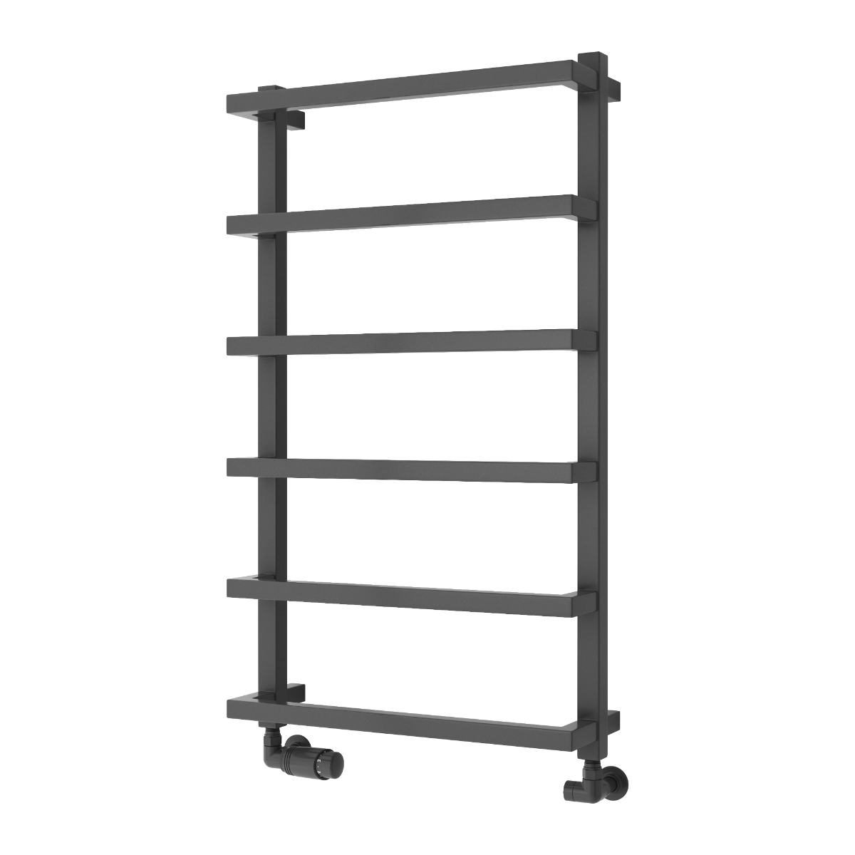 Reina Glora Mild Steel Wall Mounted Heated Towel Rail Radiator Anthracite