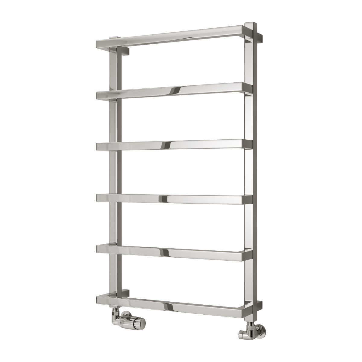 Reina Glora Mild Steel Wall Mounted Heated Towel Rail Radiator Chrome