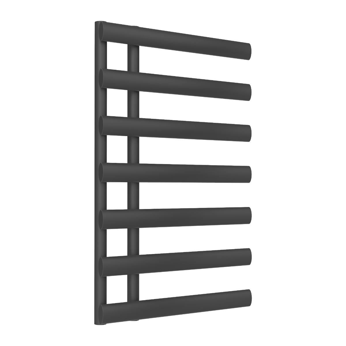 Reina Grace Mild Steel Wall Mounted Heated Towel Rail Radiator Anthracite