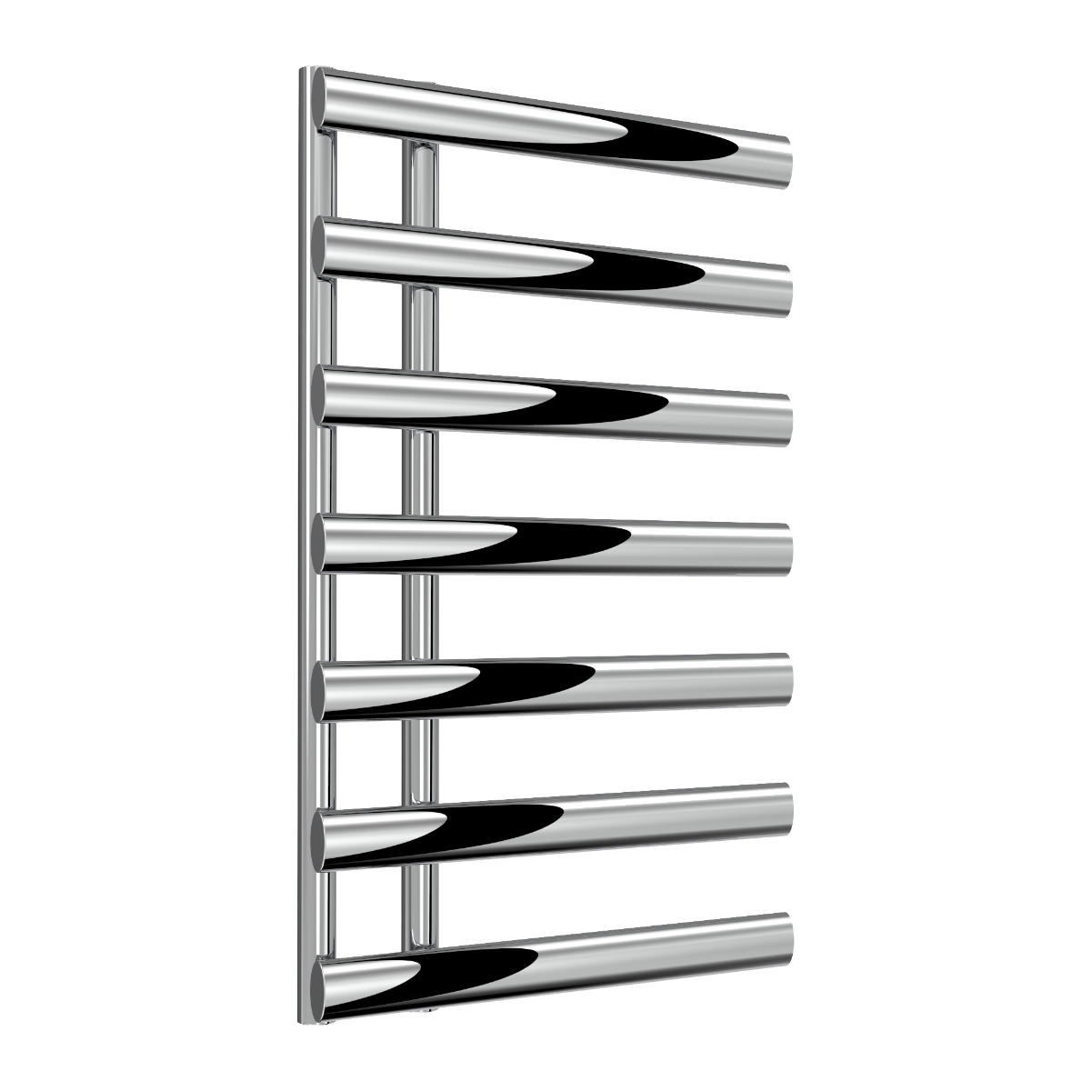 Reina Grace Mild Steel Wall Mounted Heated Towel Rail Radiator Chrome