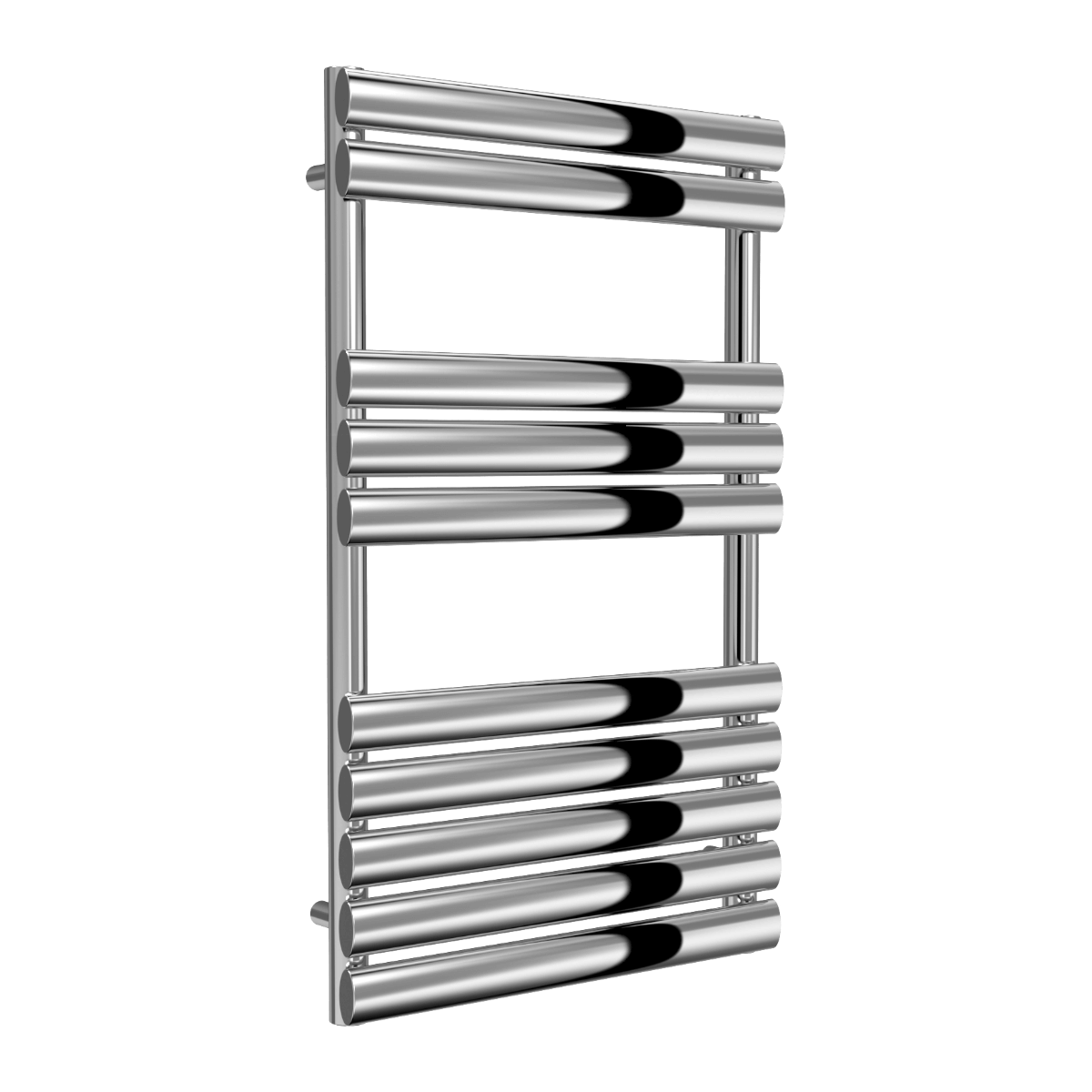 Reina Helin Stainless Steel Wall Mounted Heated Towel Rail Radiator Polished