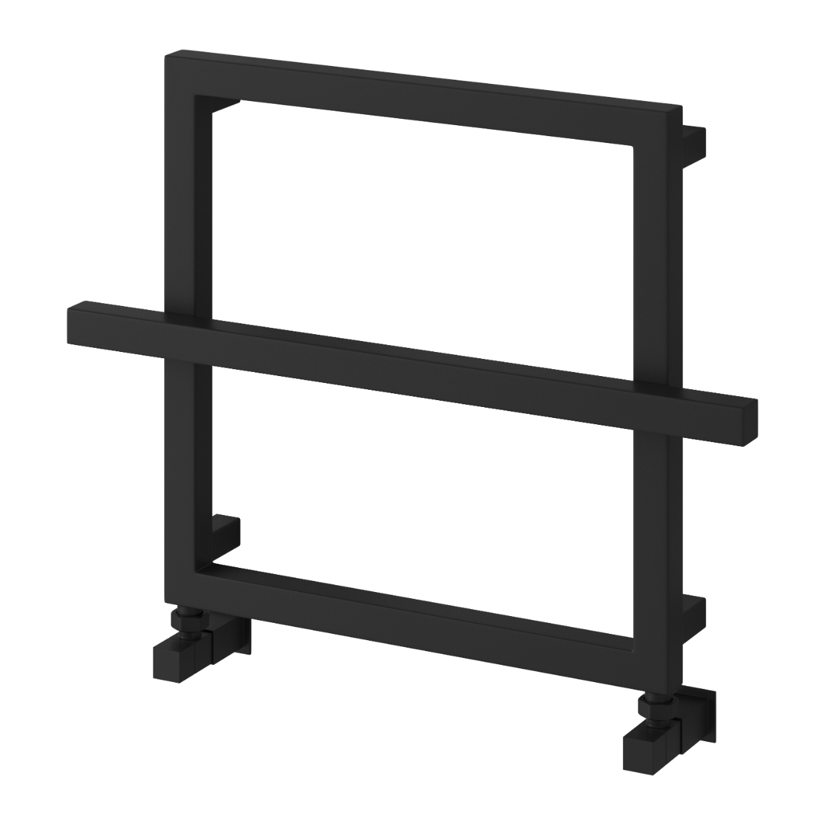 Reina Lago 1 Mild Steel 450x600 Wall Mounted Heated Towel Rail Radiator