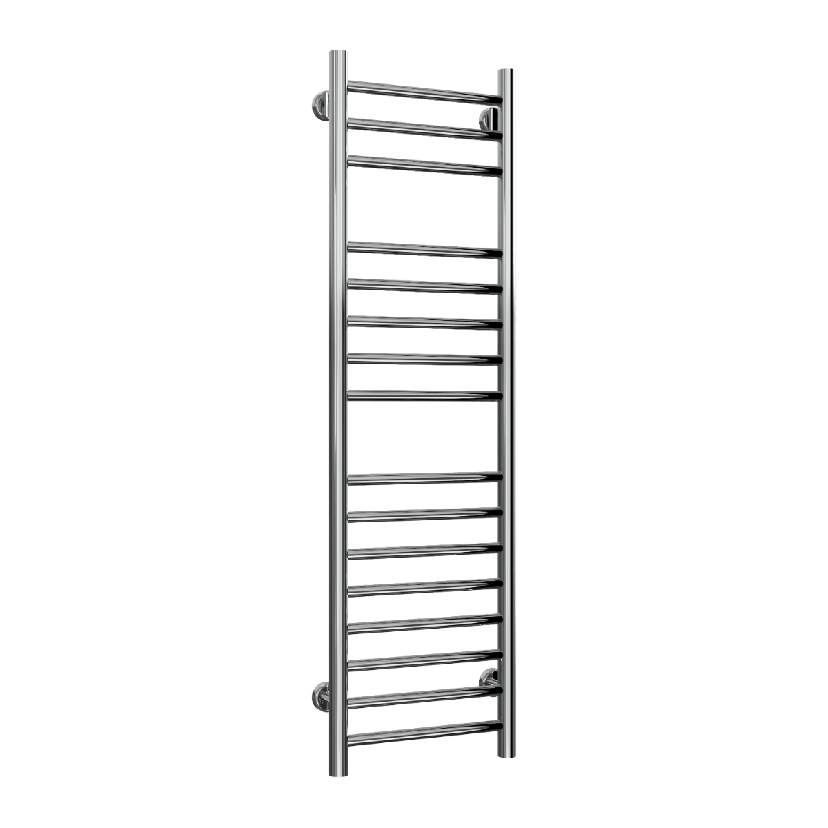 Reina Luna Stainless Steel Wall Mounted Heated Towel Rail Radiator Polished