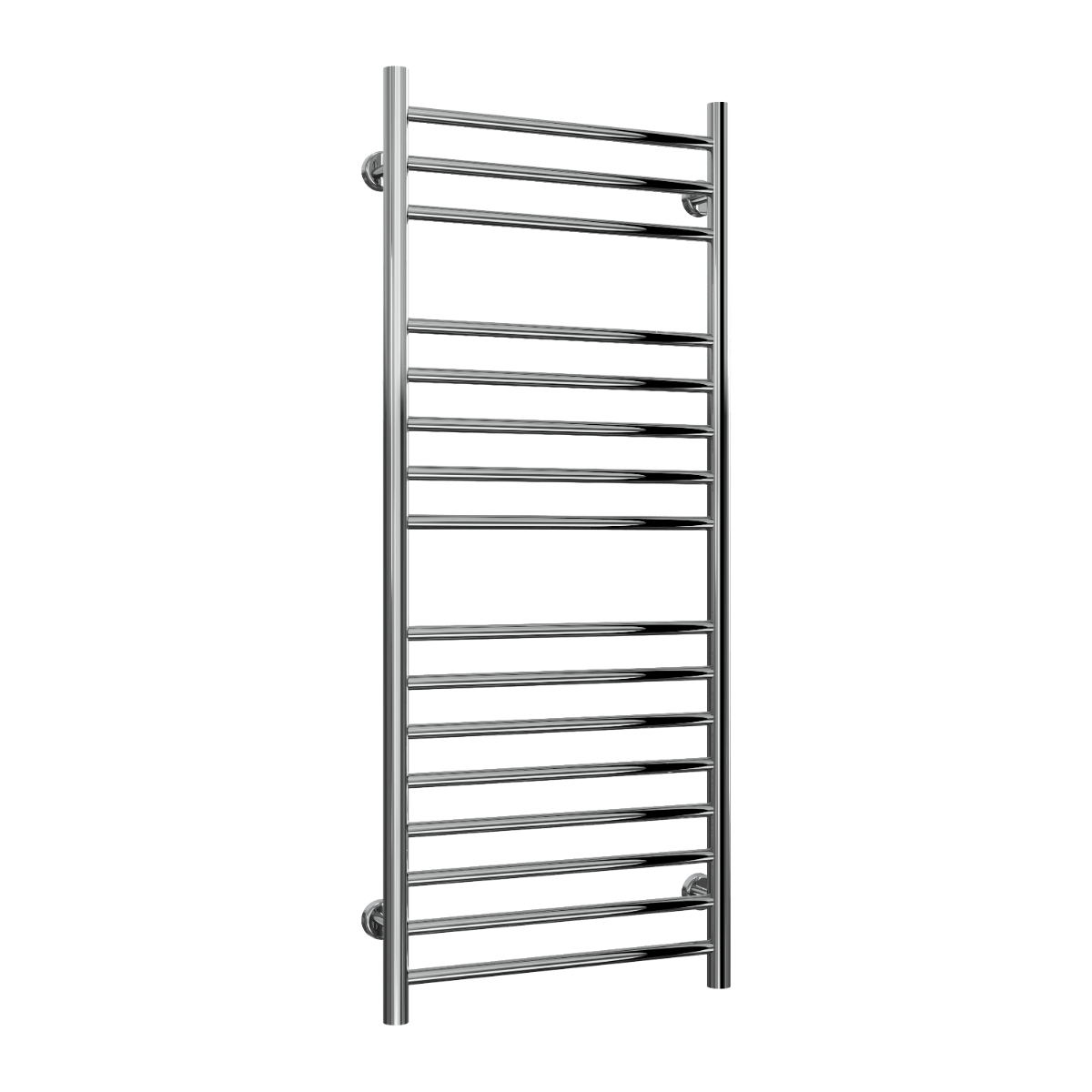 Reina Luna Stainless Steel Wall Mounted Heated Towel Rail Radiator Polished