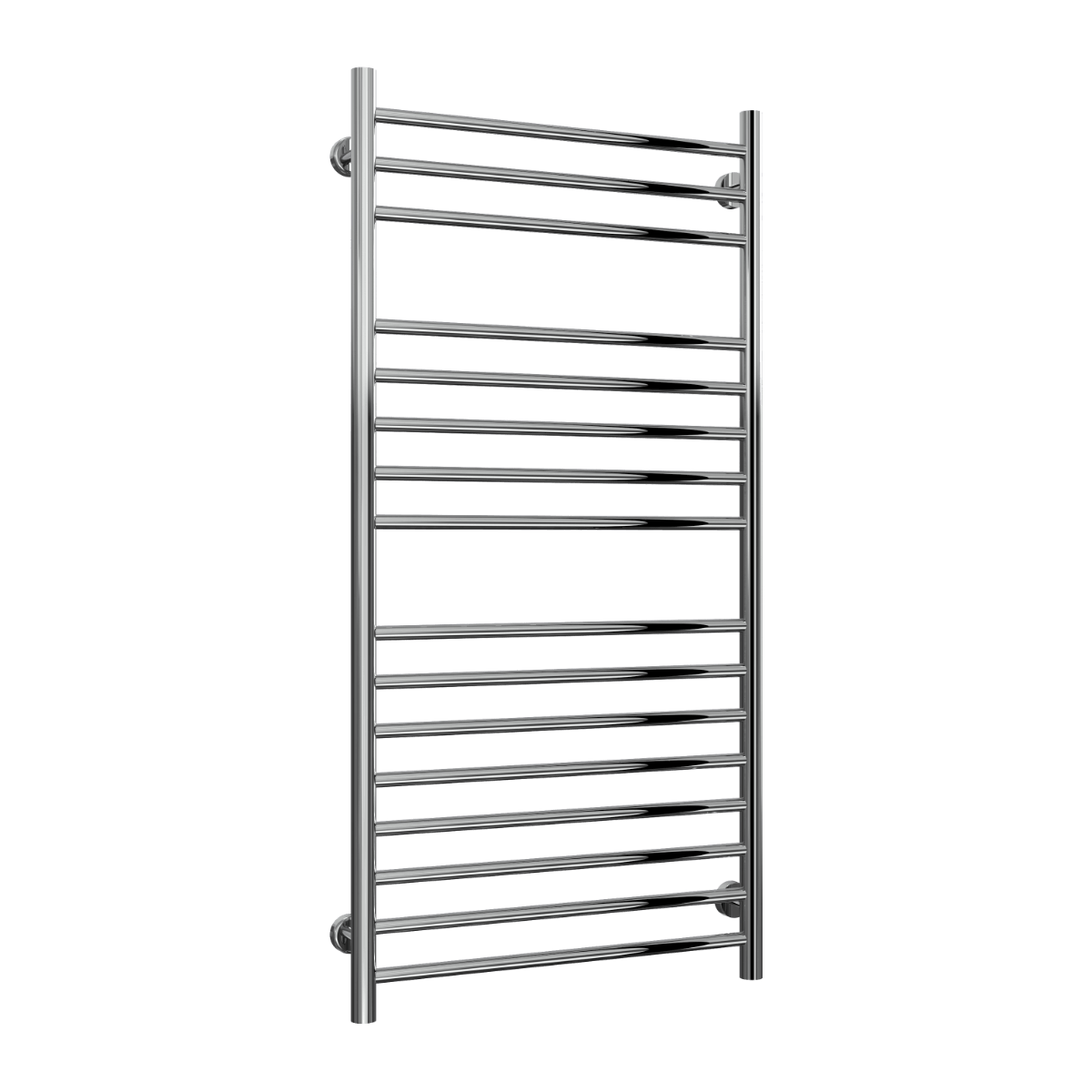 Reina Luna Stainless Steel Wall Mounted Heated Towel Rail Radiator Polished