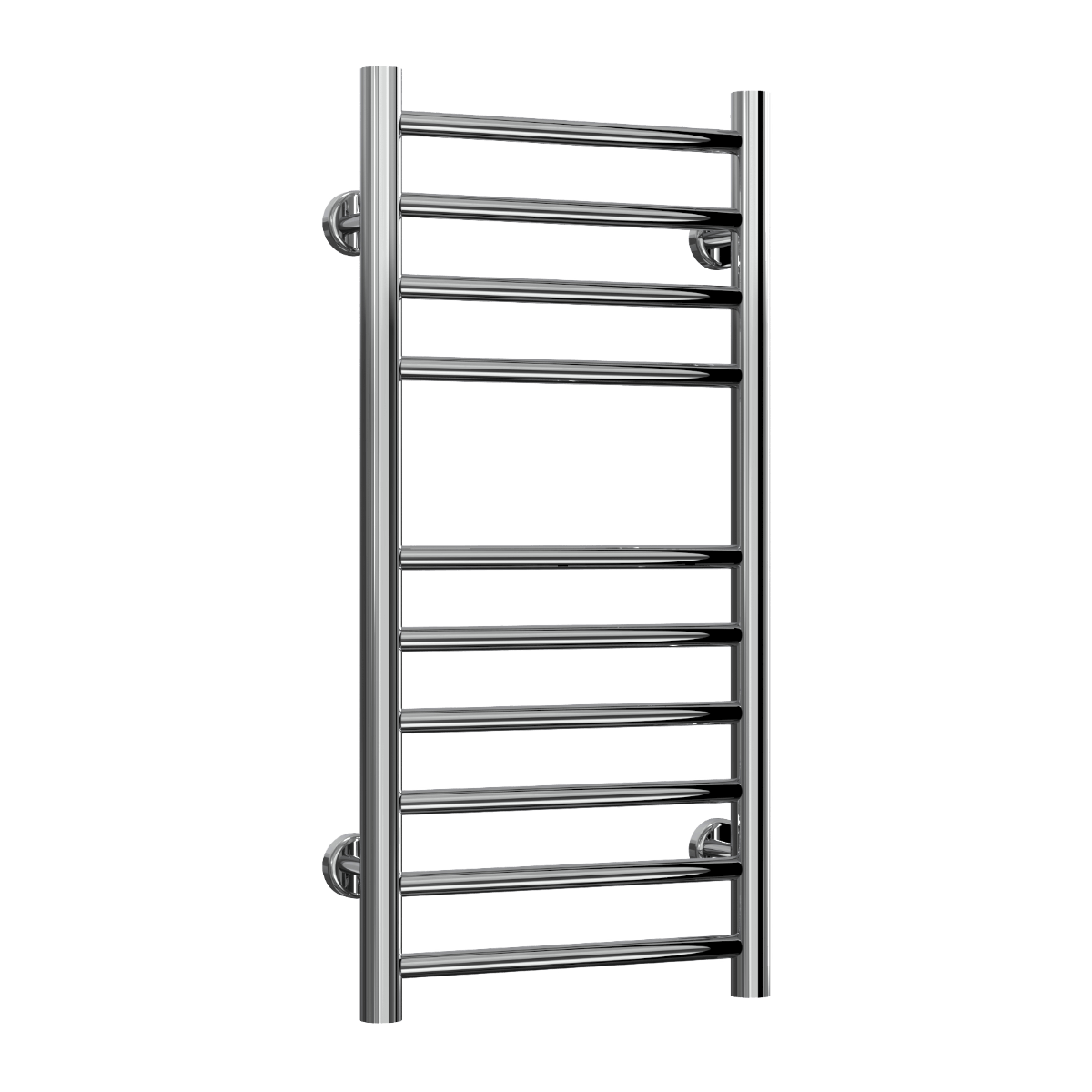 Reina Luna Stainless Steel Wall Mounted Heated Towel Rail Radiator Polished