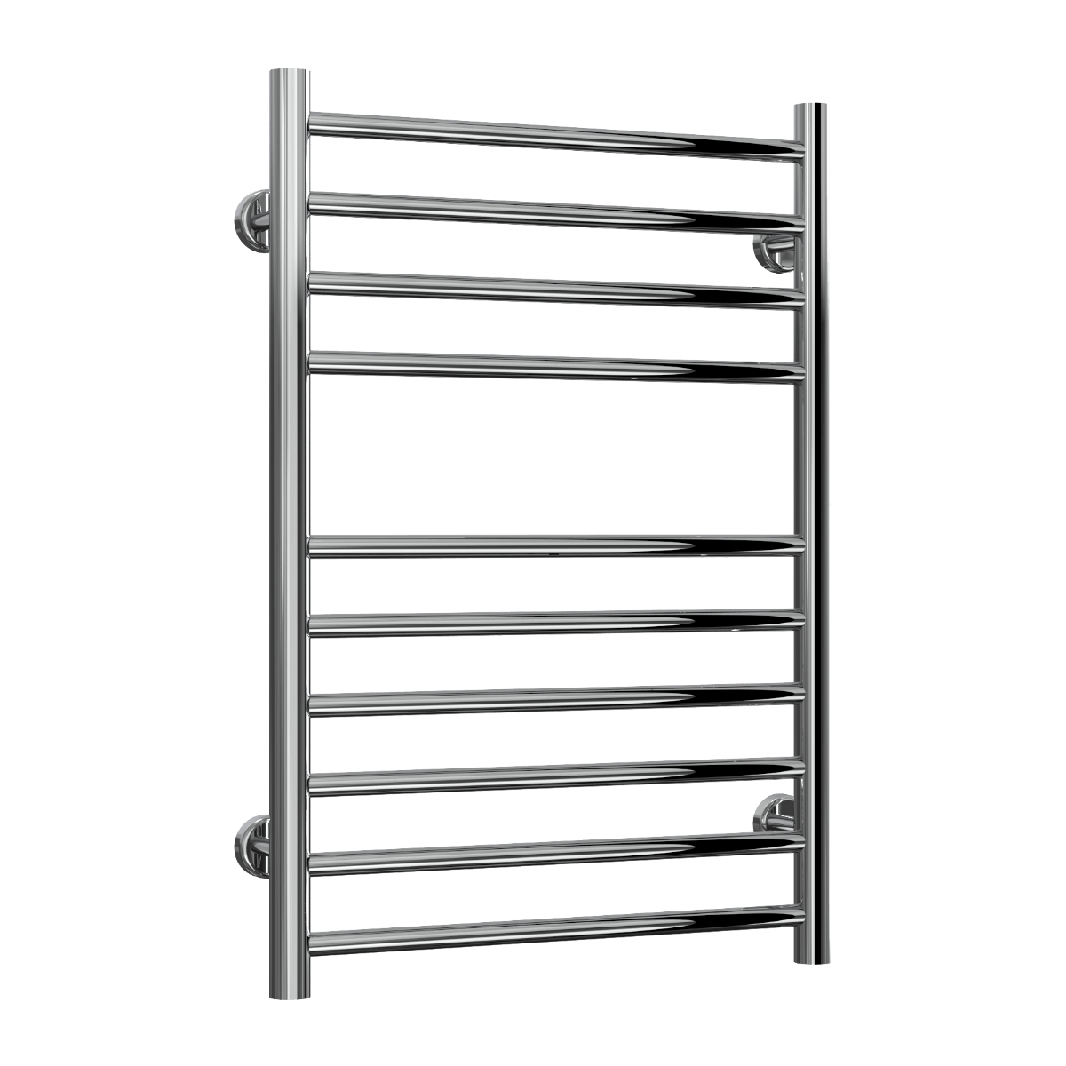 Reina Luna Stainless Steel Wall Mounted Heated Towel Rail Radiator Polished