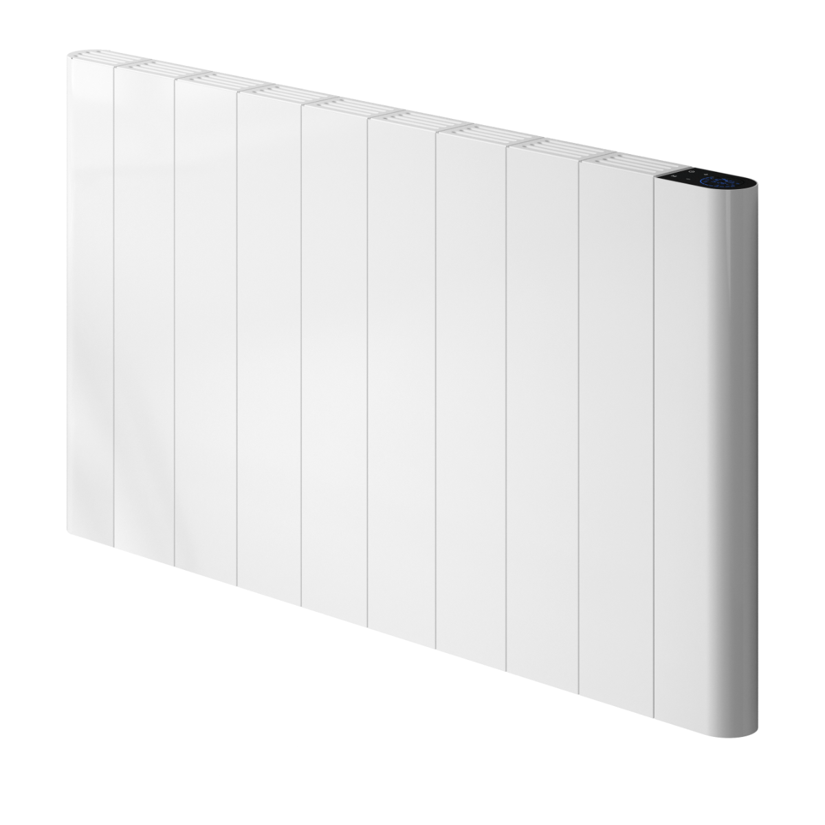 Reina Maia Horizontal Aluminium Wall Mounted Heated Towel Rail Radiator White