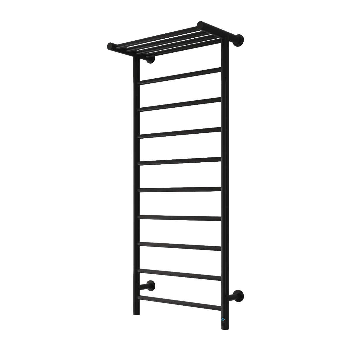 Reina Maira Stainless Steel Wall Mounted Heated Towel Rail Radiator Black