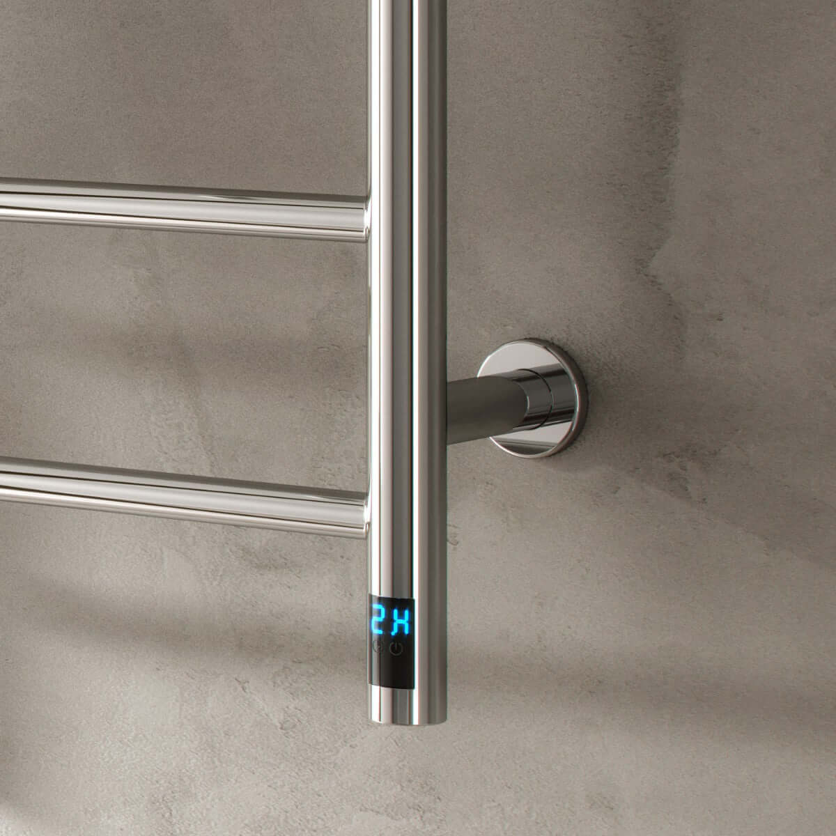 Reina Maira Stainless Steel Wall Mounted Heated Towel Rail Radiator Polished