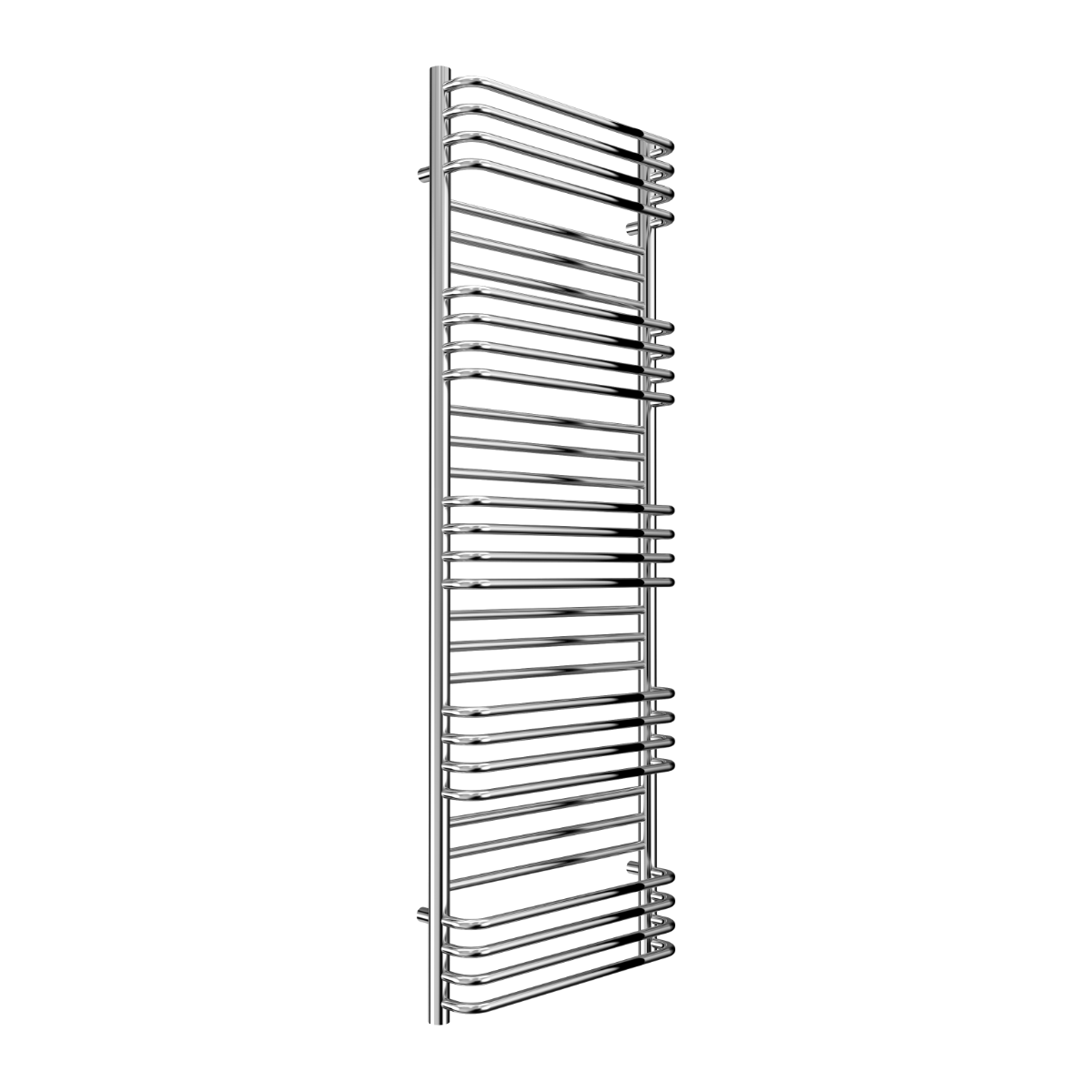 Reina Marco Mild Steel Wall Mounted Heated Towel Rail Radiator Chrome