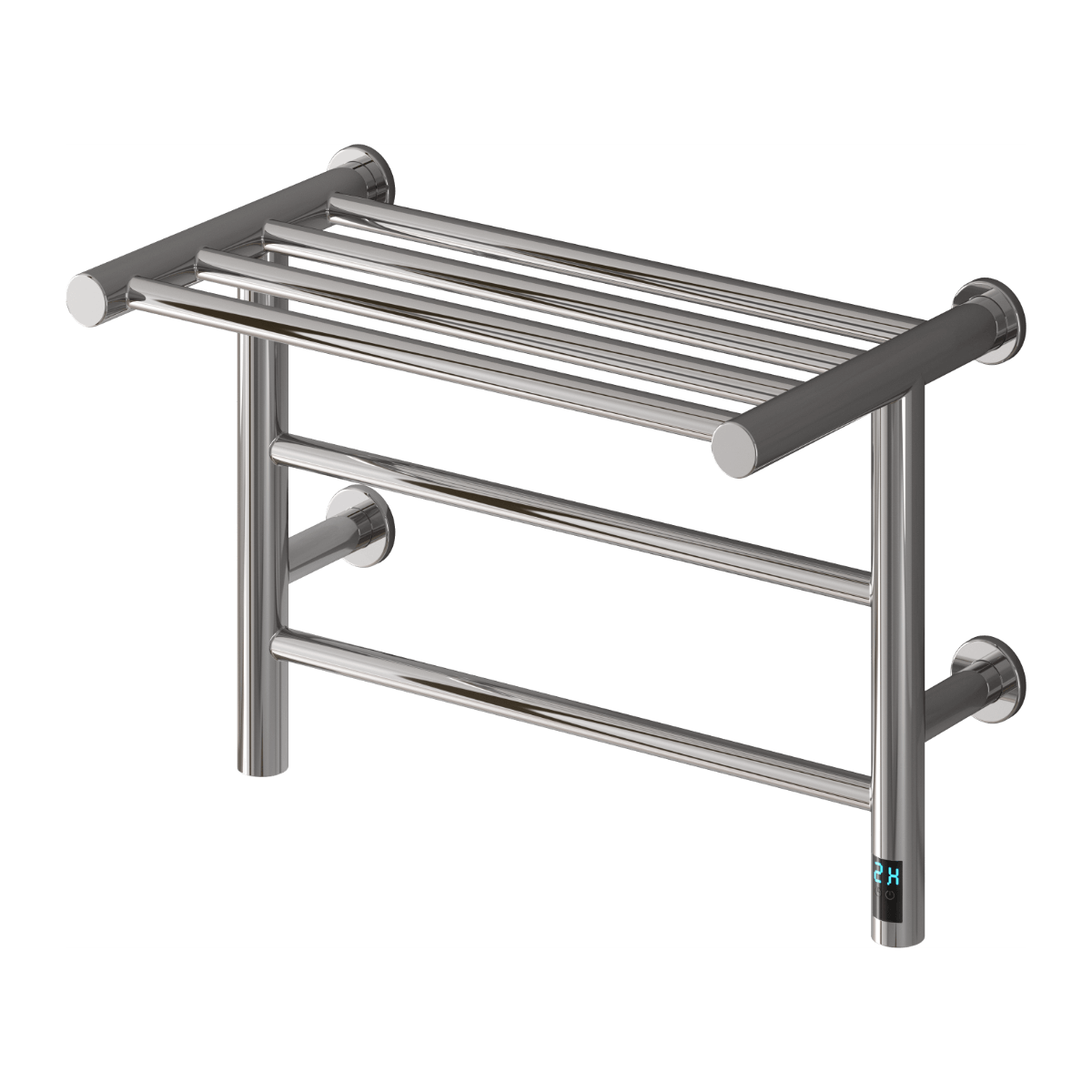 Reina Maira Stainless Steel Wall Mounted Heated Towel Rail Radiator Polished
